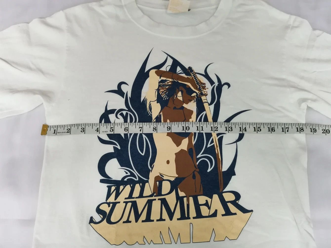 Anime Vintage Wild Summer Cartoons Anime Manga Tee Samurai Size US M / EU 48-50 / 2 - 5 Thumbnail