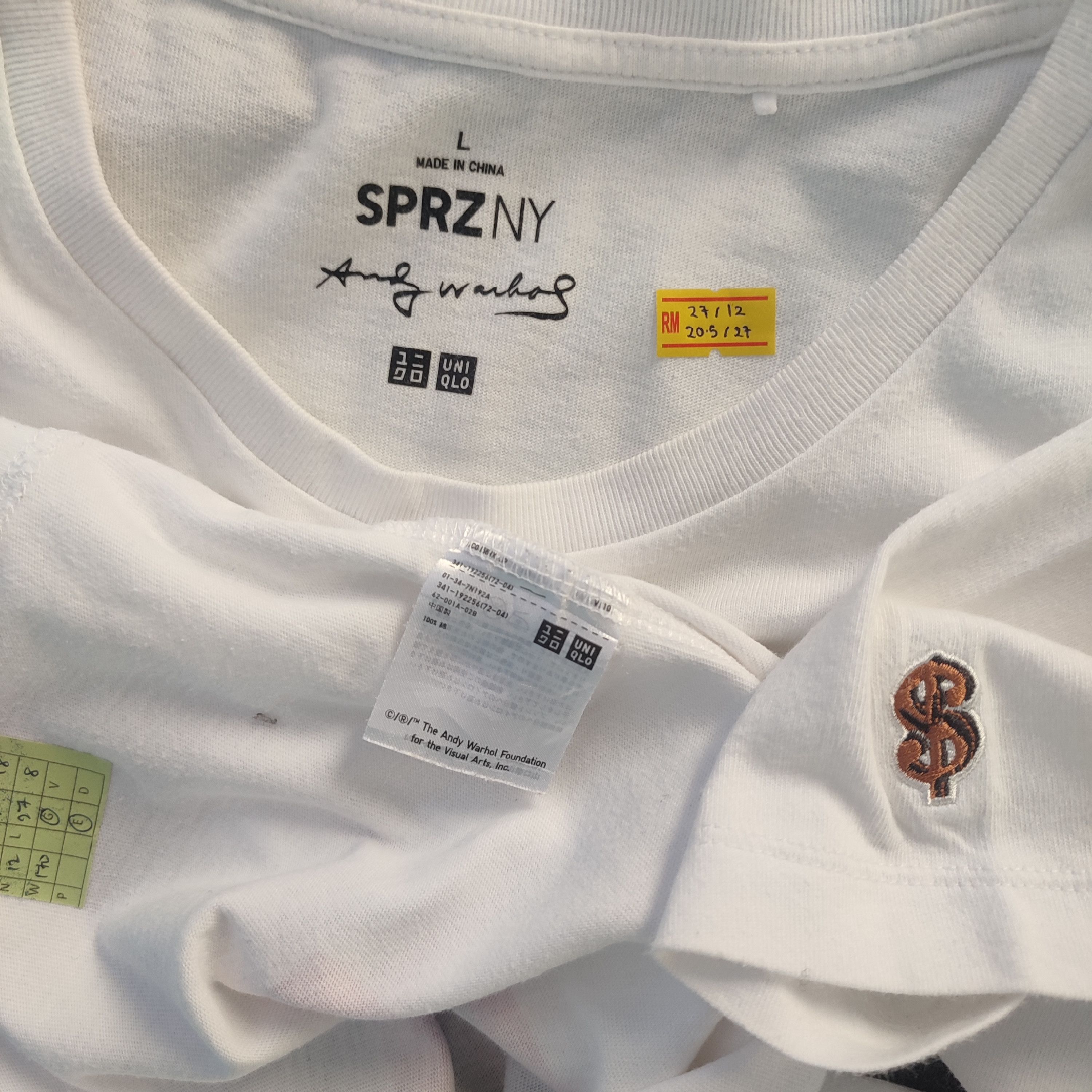 Andy Warhol × Japanese Brand Andy Warhol X Japanese Brand Streetwear Style Art Tshirt Size US M / EU 48-50 / 2 - 3 Thumbnail