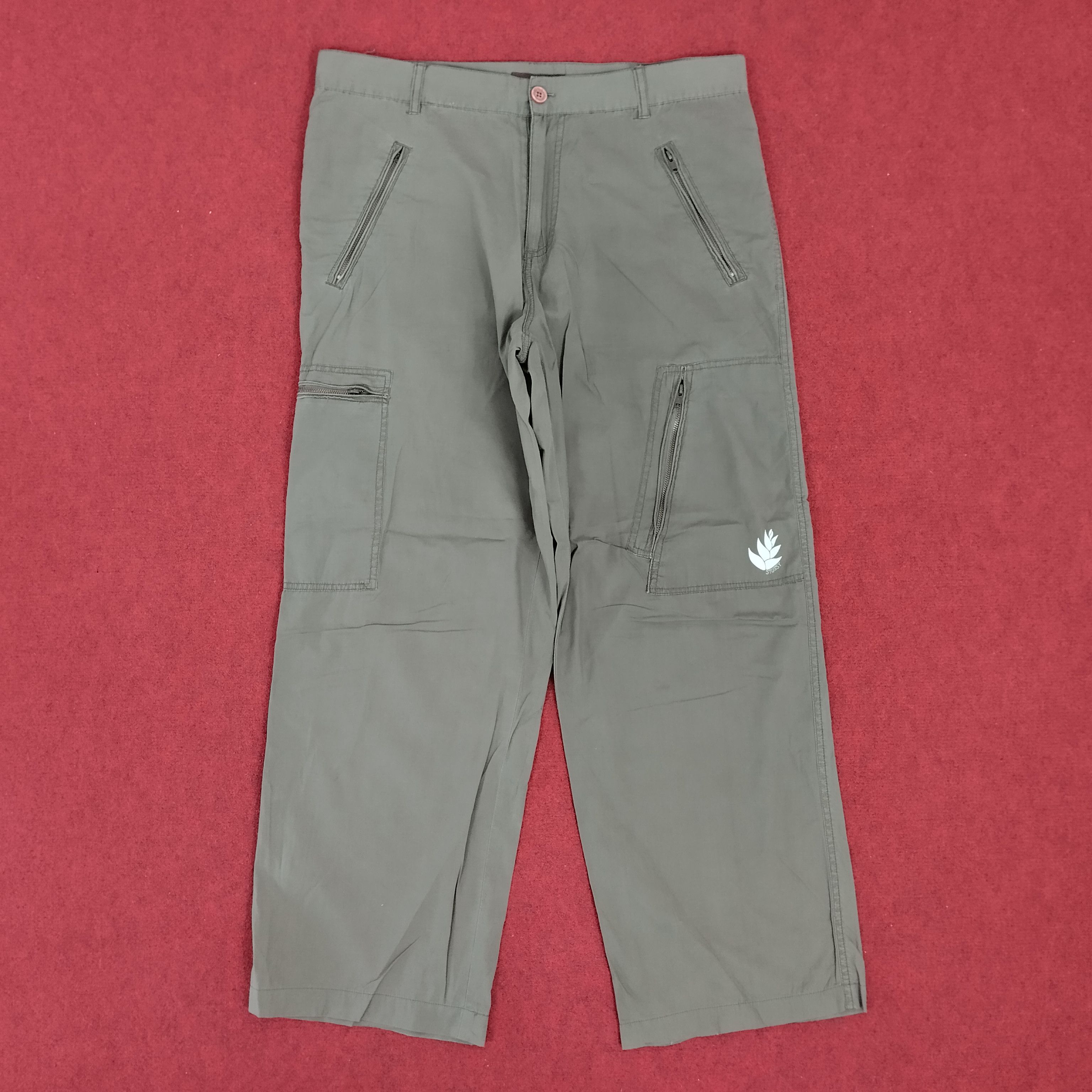 Stussy Stussy Streetwear Skateboard Custom Logo Style Pants Size US 35 - 4 Thumbnail