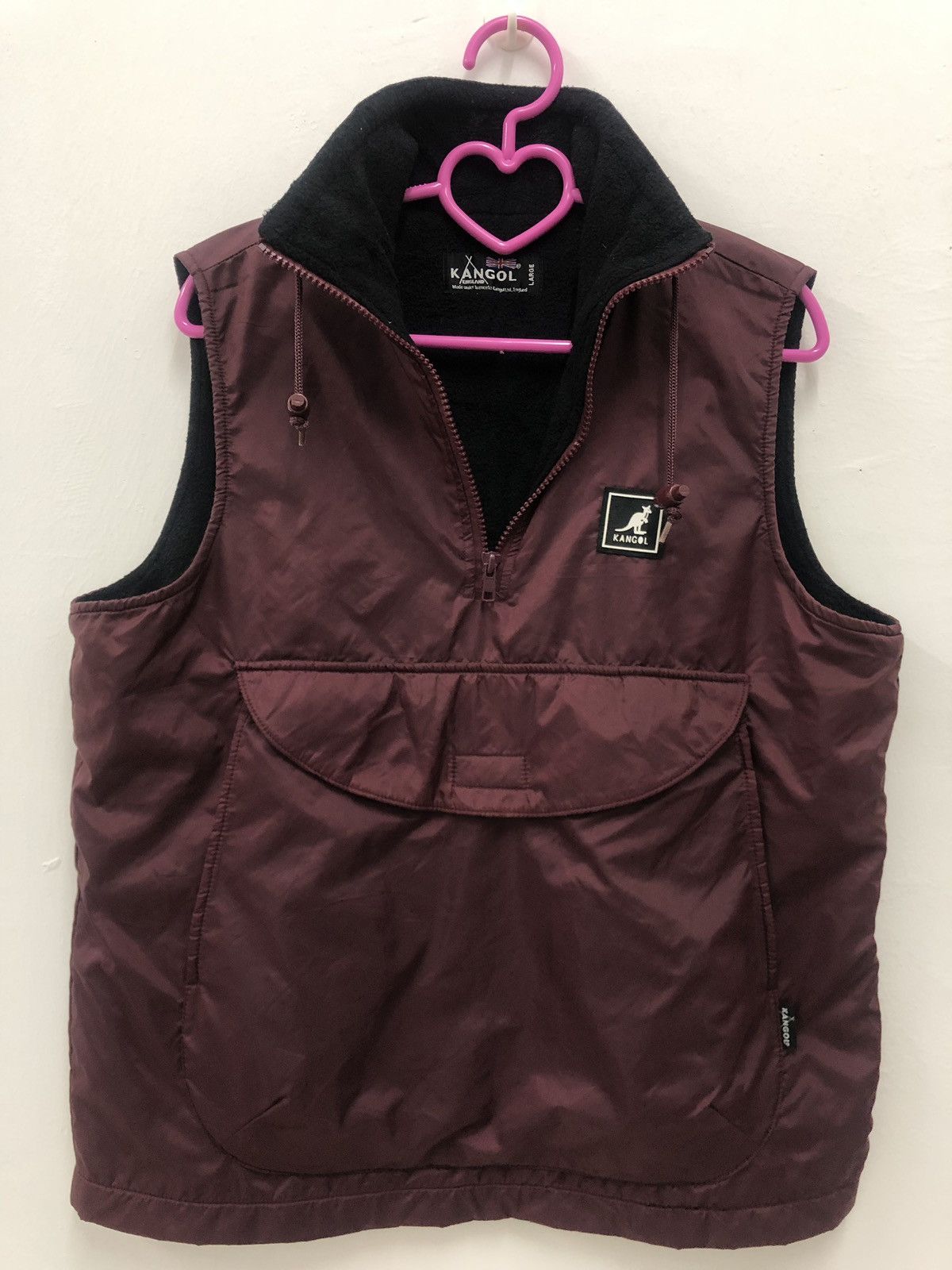 Kangol Rare Vintage Kangol Half Zip Vest Jacket Size US L / EU 52-54 / 3 - 1 Thumbnail