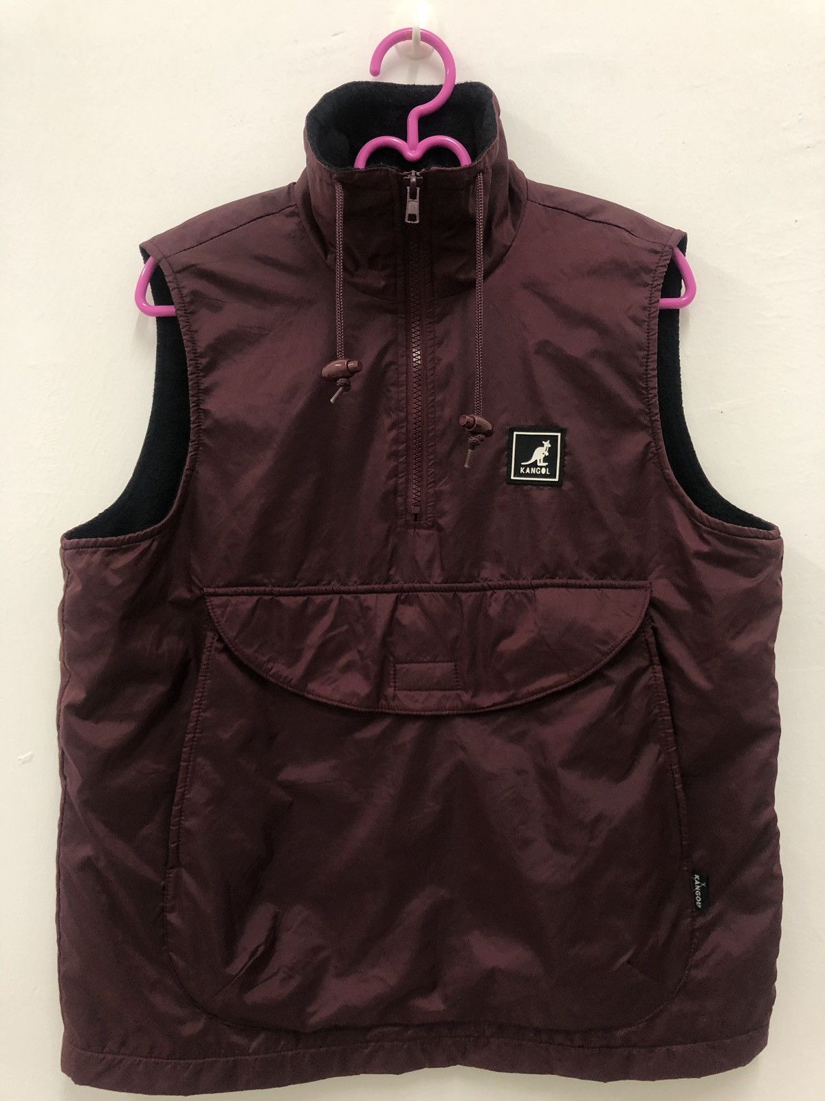 Kangol Rare Vintage Kangol Half Zip Vest Jacket Size US L / EU 52-54 / 3 - 3 Thumbnail