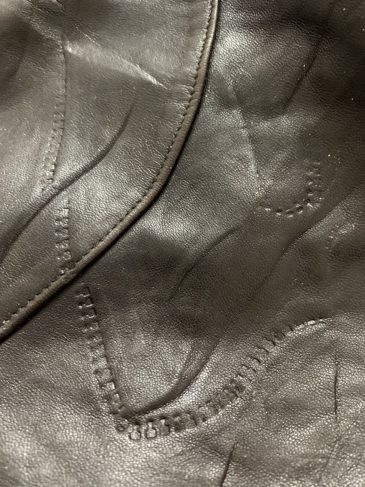 Issey Miyake 🔥Issey Miyake Men Sheep Leather Pants Size US 28 / EU 44 - 16 Thumbnail