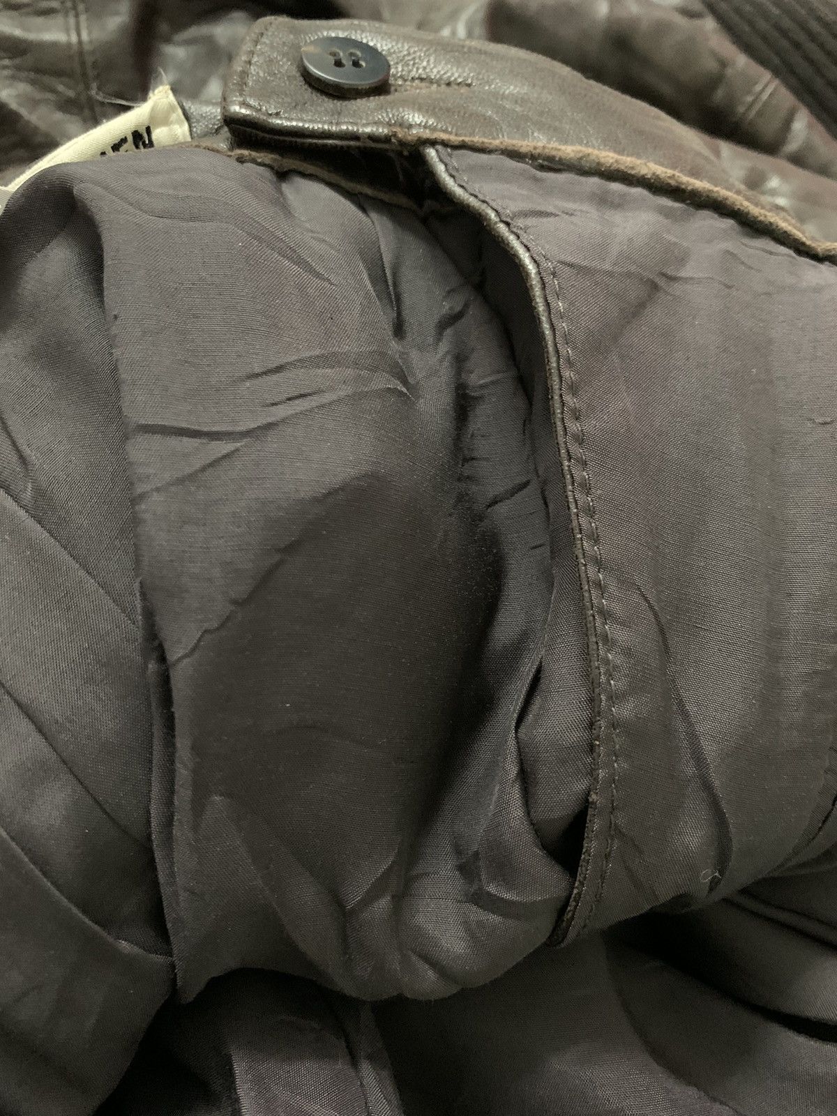 Issey Miyake 🔥Issey Miyake Men Sheep Leather Pants Size US 28 / EU 44 - 15 Thumbnail