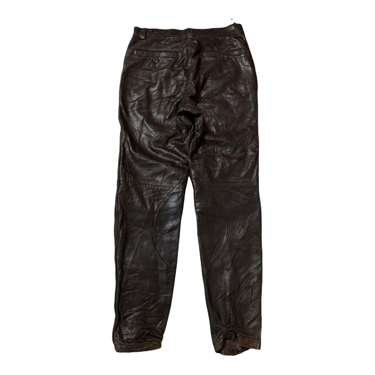 Issey Miyake 🔥Issey Miyake Men Sheep Leather Pants Size US 28 / EU 44 - 10 Thumbnail