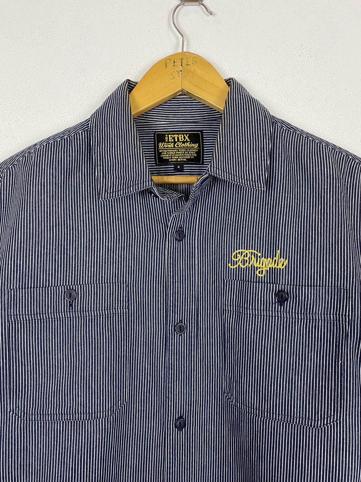 Vintage THE ETBX WORK COLTHING EMBROIDERY SHIRT Size US L / EU 52-54 / 3 - 4 Thumbnail