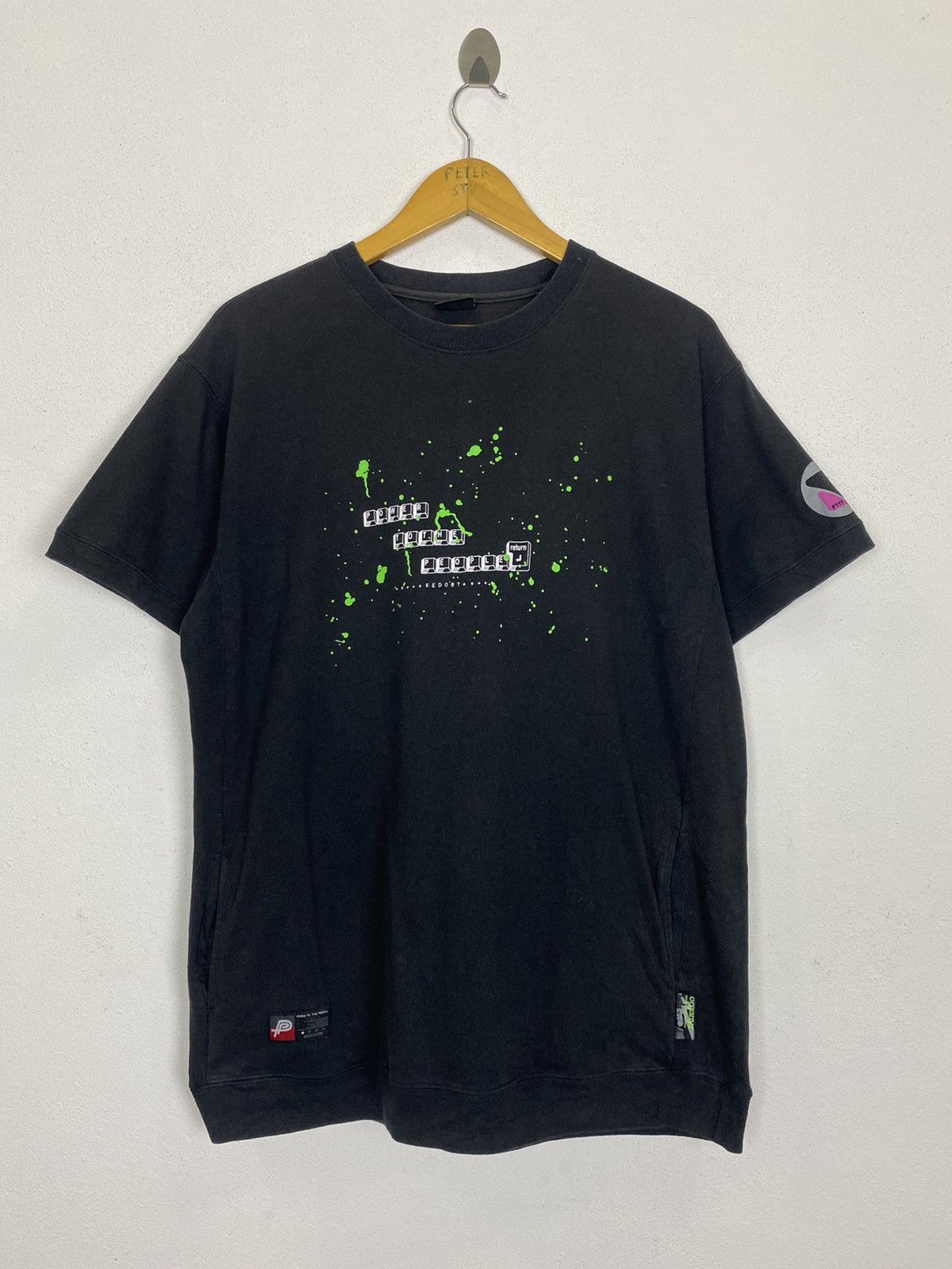 Japanese Brand POWER TO THE PEOPLE SHORT SLEEVE SWEATSHIRT Size US L / EU 52-54 / 3 - 2 Thumbnail