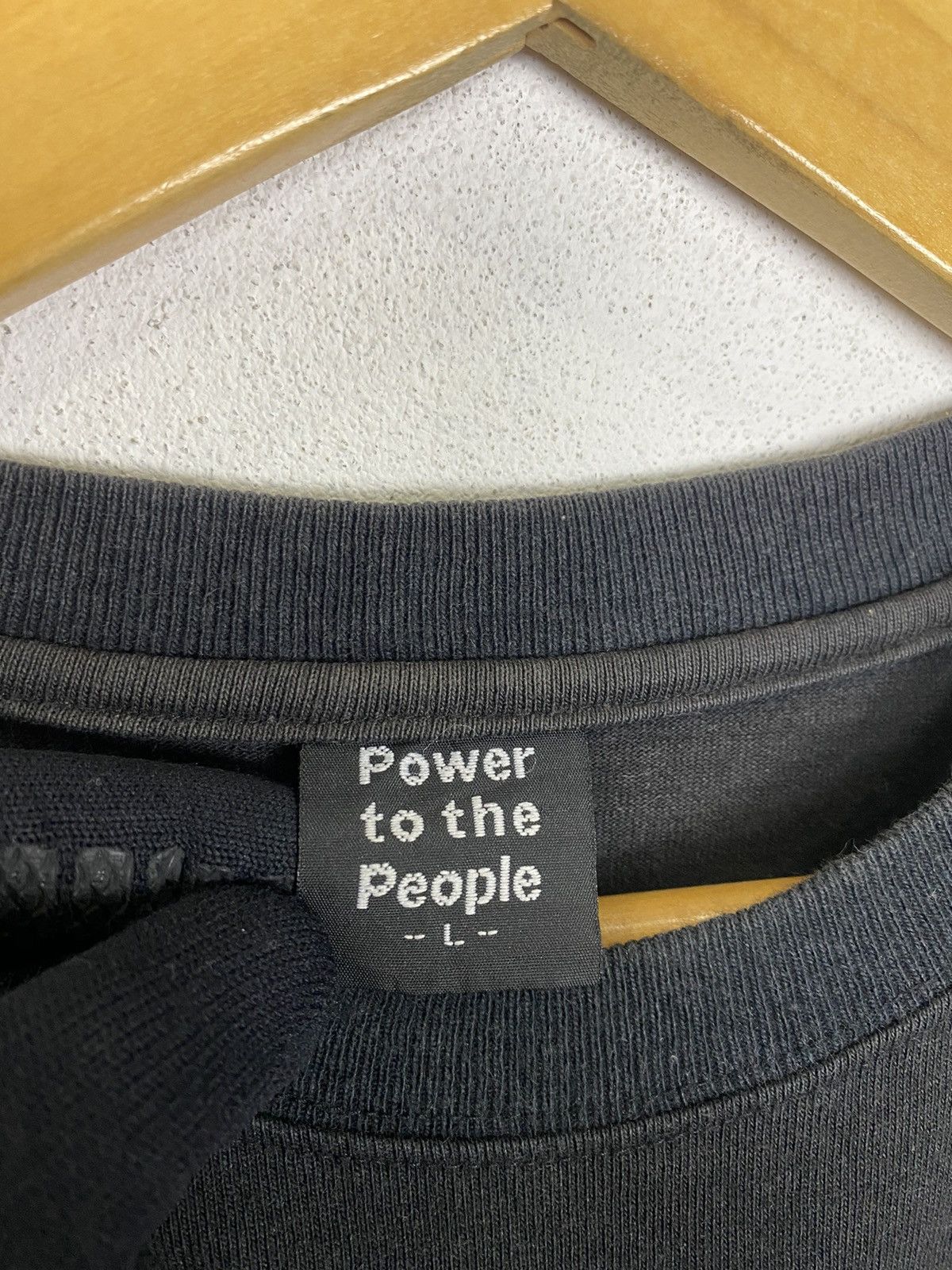 Japanese Brand POWER TO THE PEOPLE SHORT SLEEVE SWEATSHIRT Size US L / EU 52-54 / 3 - 10 Thumbnail