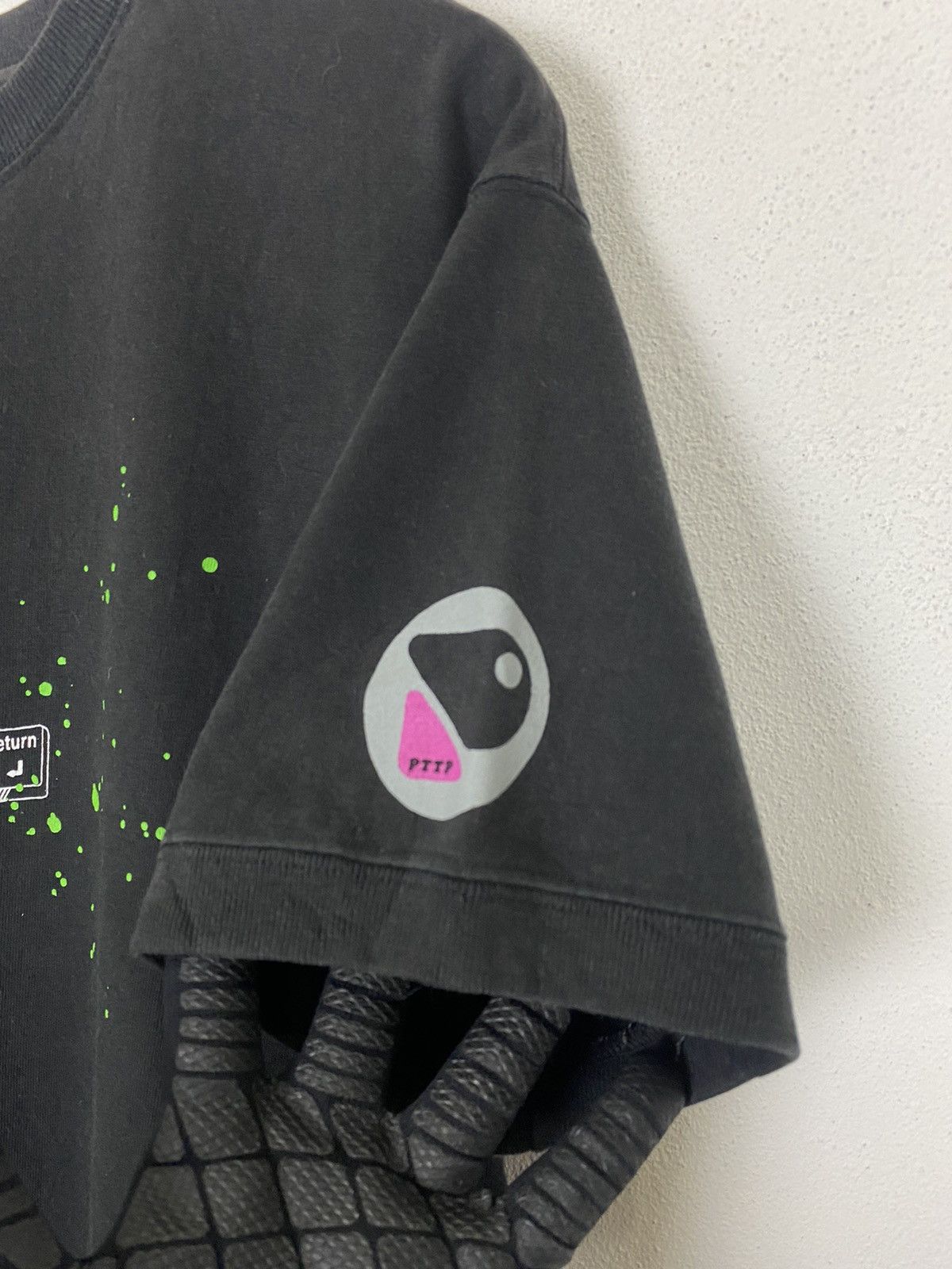 Japanese Brand POWER TO THE PEOPLE SHORT SLEEVE SWEATSHIRT Size US L / EU 52-54 / 3 - 9 Thumbnail