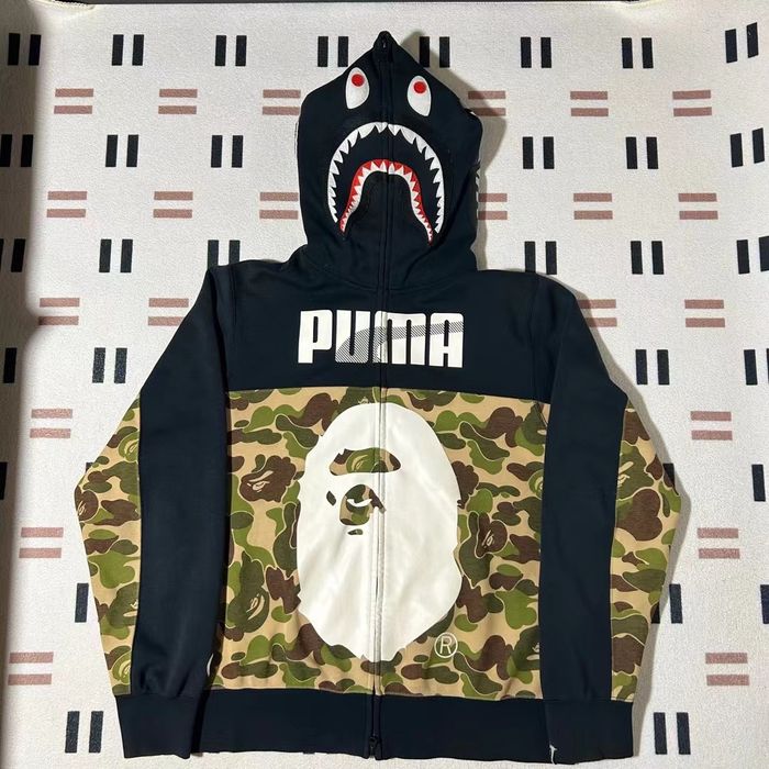 Puma bape outlet hoodie shark