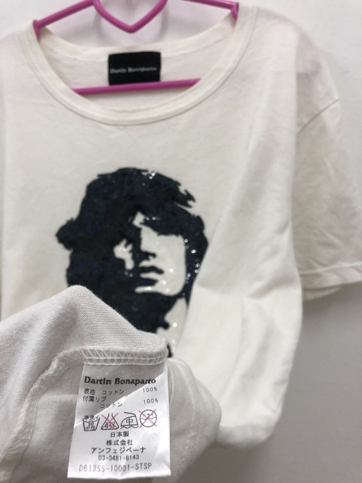 Band Tees Rare Vintage DARTIN BONAPARTO Iconic Mick Jagger Japan Tee Size US M / EU 48-50 / 2 - 4 Thumbnail