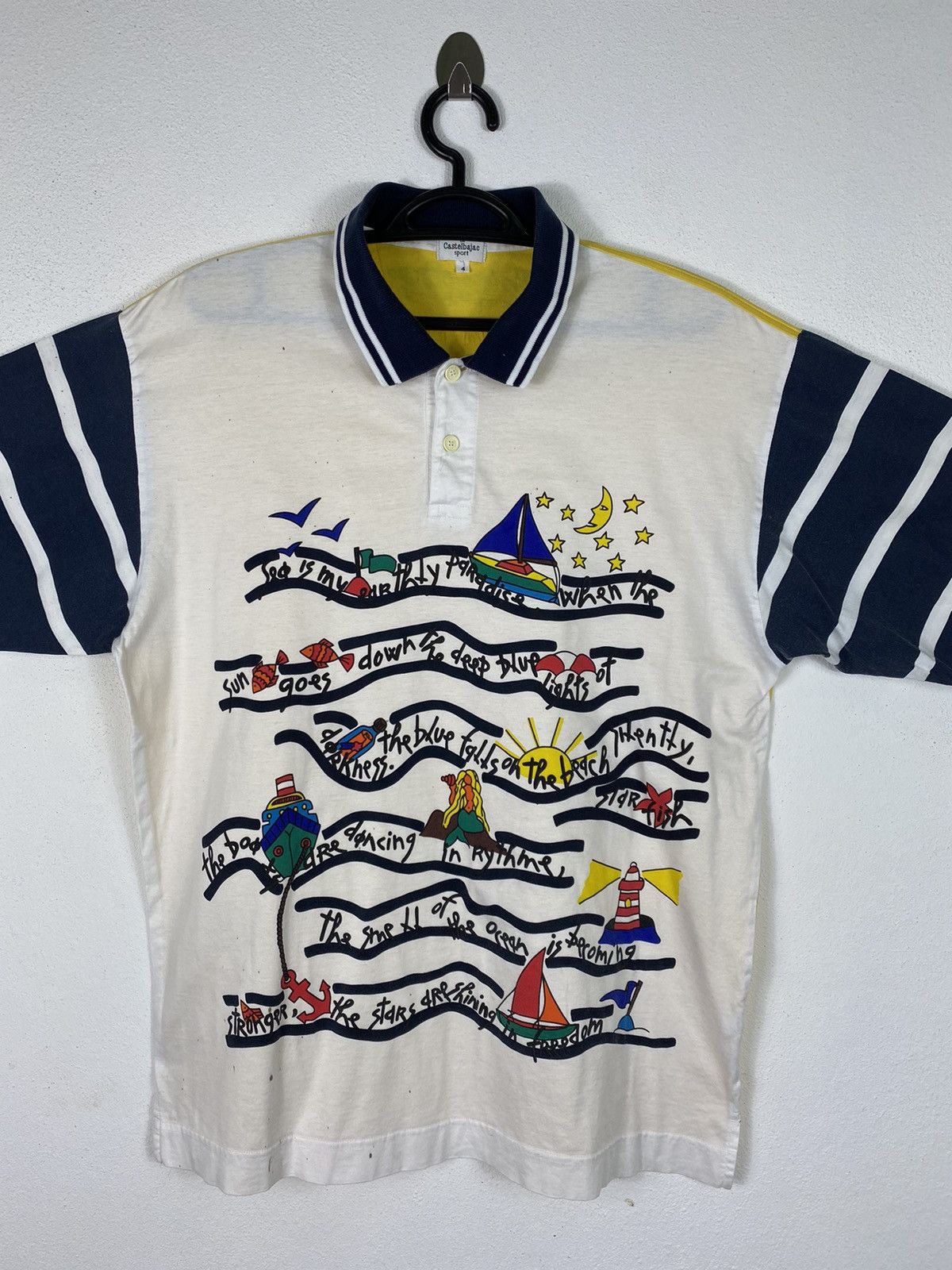 Jean Charles De Castelbajac Jean Charles De Castelbajac Sport Polo Size US L / EU 52-54 / 3 - 3 Thumbnail