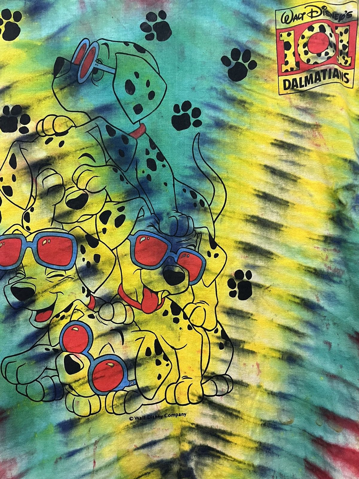Disney × Vintage Vintage 101 Dalmatians Walt Disney Cartoon T shirt Size US L / EU 52-54 / 3 - 5 Thumbnail