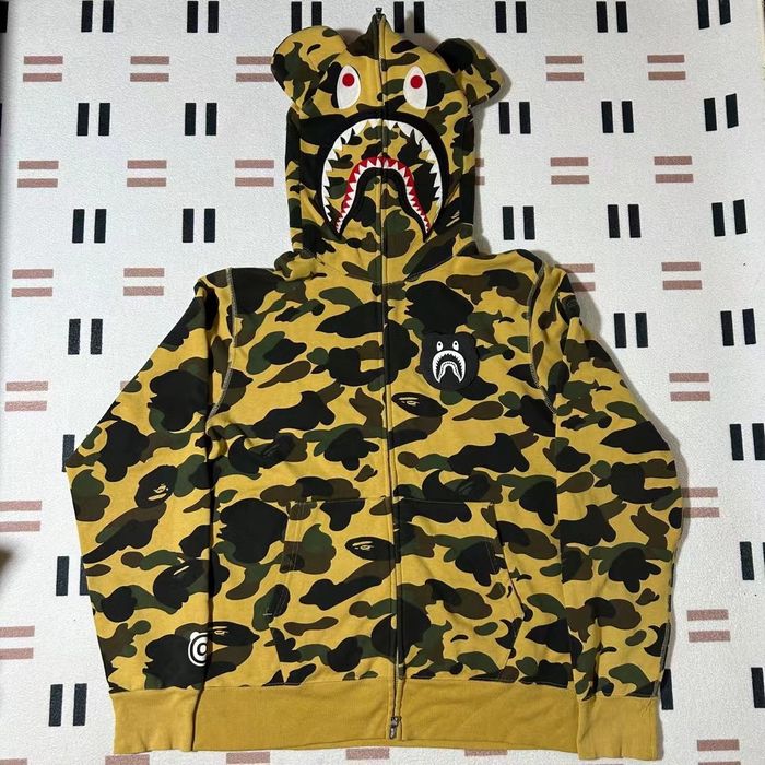 Bape hoodie with ears best sale