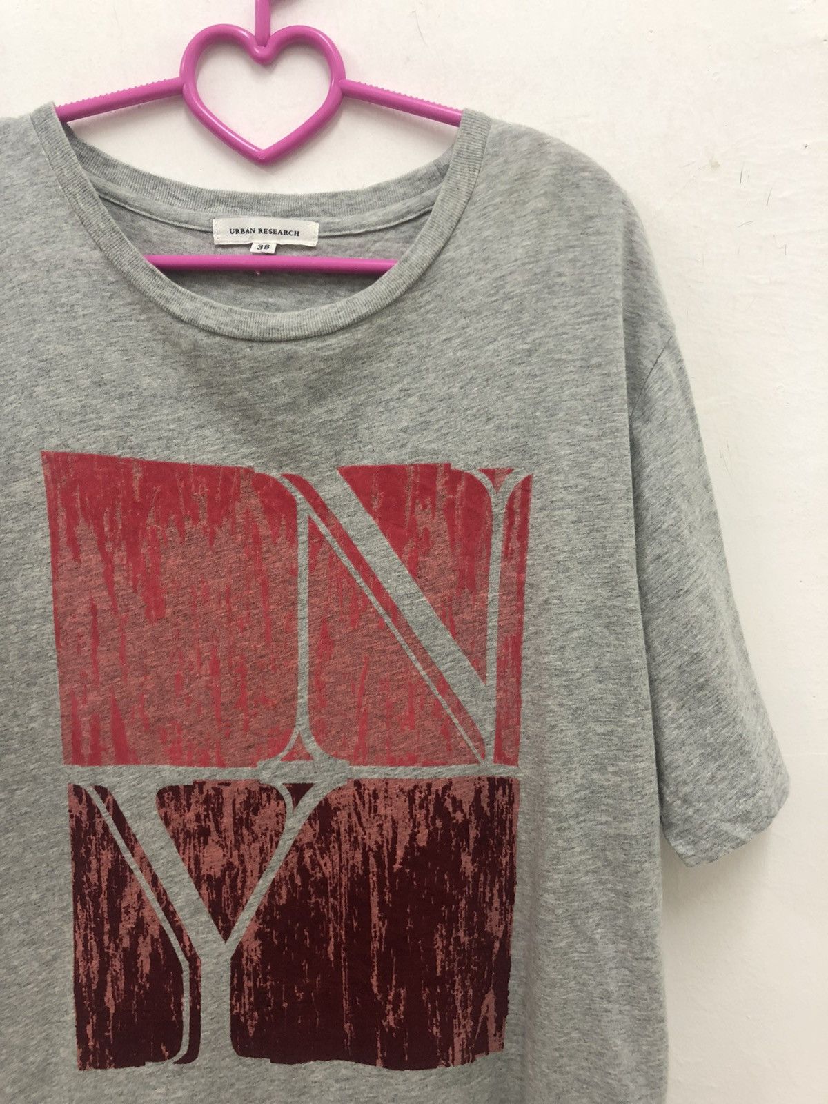 URBAN RESEARCH DOORS Rare URBAN RESEARCH NY Spell Out Big Logo Shirt Size US S / EU 44-46 / 1 - 2 Thumbnail