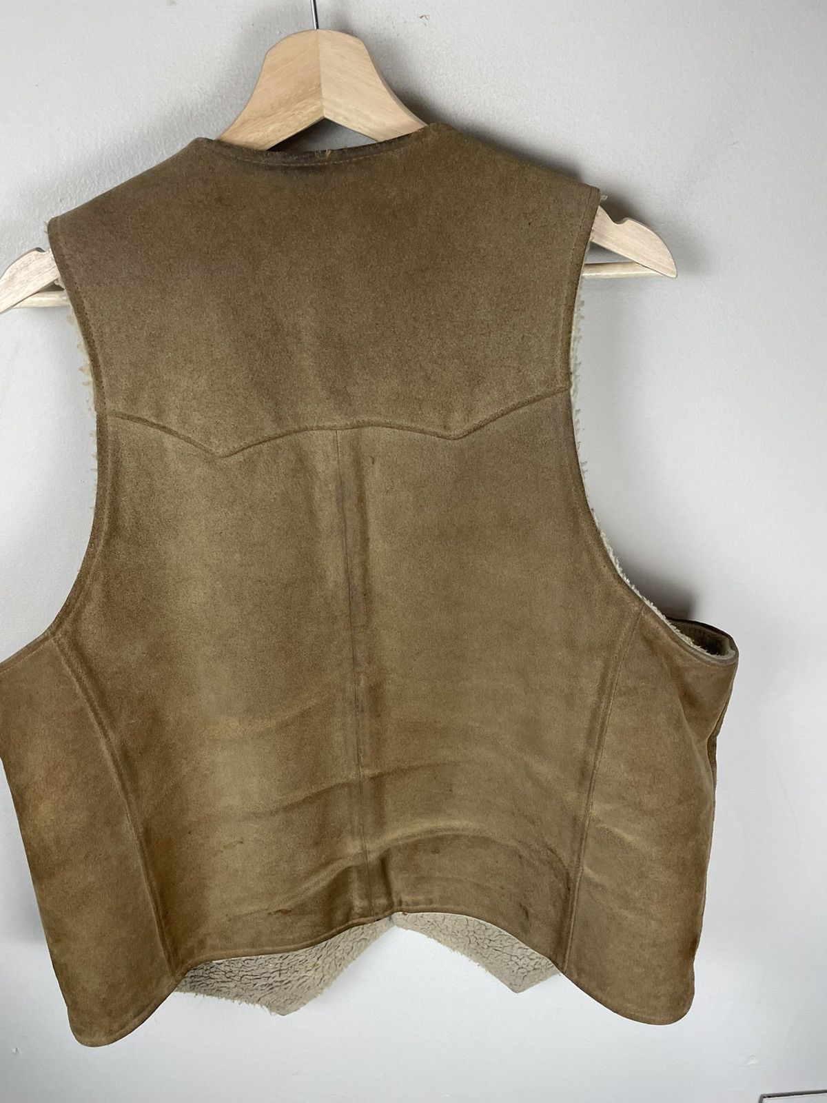 Vintage Vintage 1980s Pioneer Wear Sherpa Vest Size US L / EU 52-54 / 3 - 5 Thumbnail