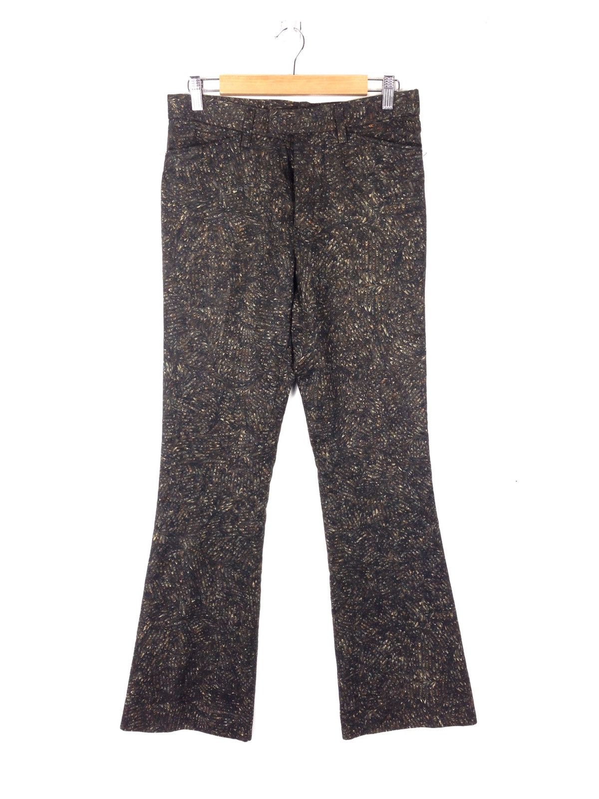 5351 POUR LES HOMMES Vintage 5351 Pour Les Hommes Pants Alloverprint Peacock Size US 30 / EU 46 - 1 Thumbnail