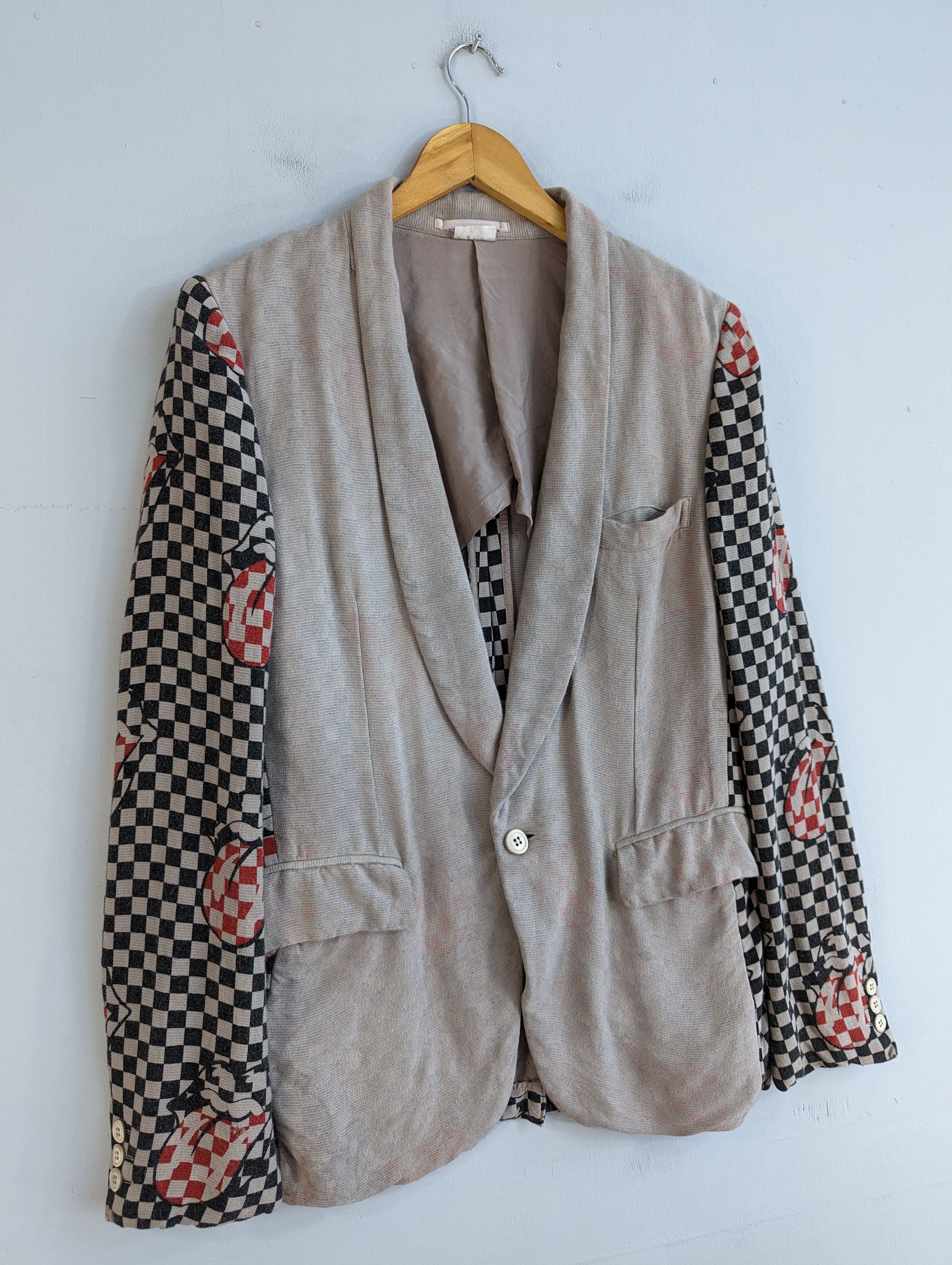 Comme des Garcons Homme AD2005 Comme Des Garcons X Rolling Stones Blazer Jacket Size US S / EU 44-46 / 1 - 2 Thumbnail