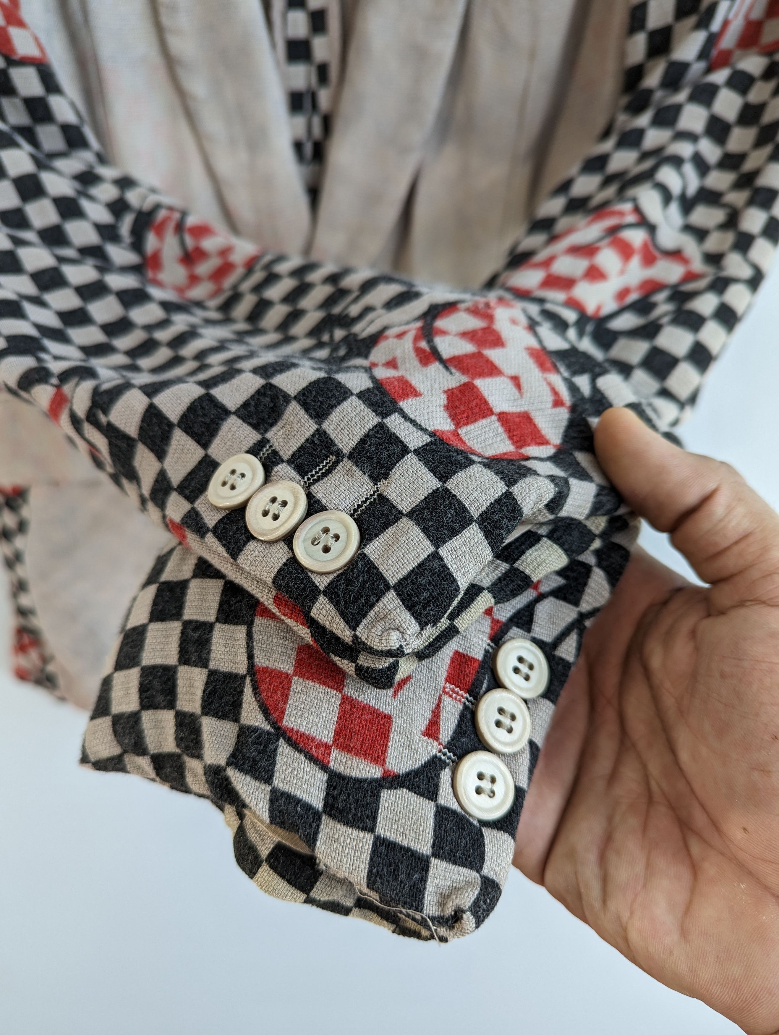 Comme des Garcons Homme AD2005 Comme Des Garcons X Rolling Stones Blazer Jacket Size US S / EU 44-46 / 1 - 4 Thumbnail