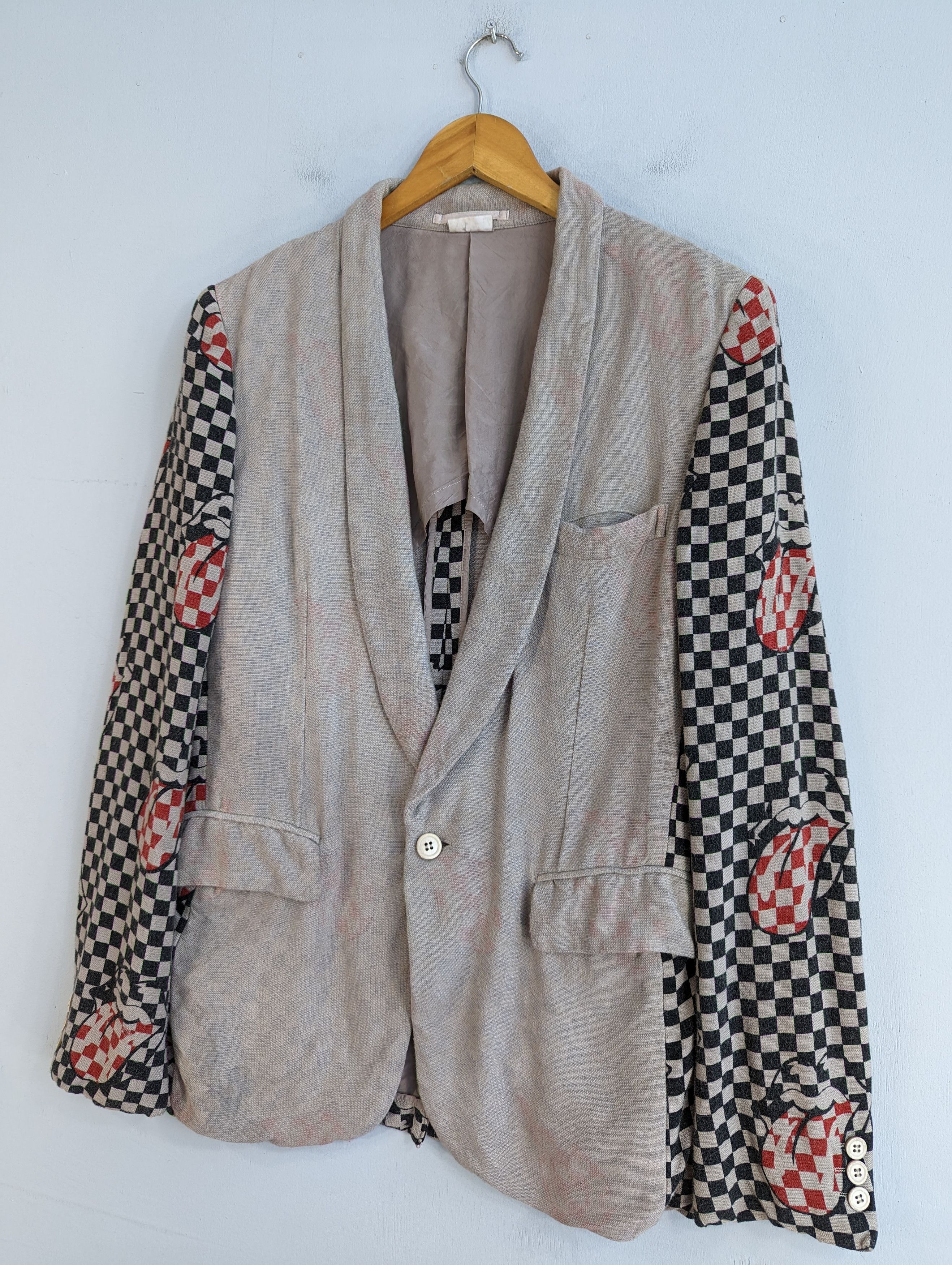 Comme des Garcons Homme AD2005 Comme Des Garcons X Rolling Stones Blazer Jacket Size US S / EU 44-46 / 1 - 3 Thumbnail