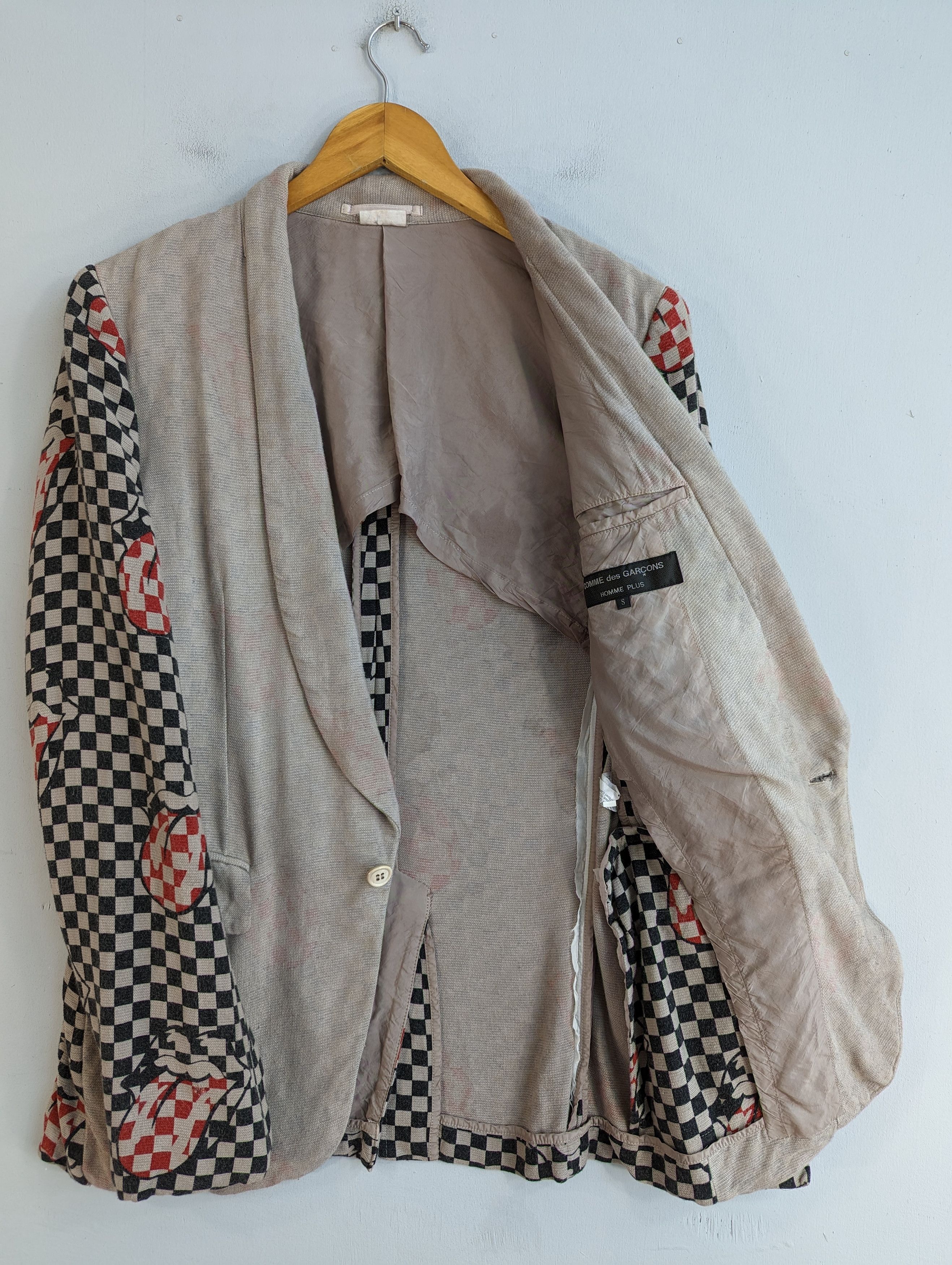 Comme des Garcons Homme AD2005 Comme Des Garcons X Rolling Stones Blazer Jacket Size US S / EU 44-46 / 1 - 8 Thumbnail