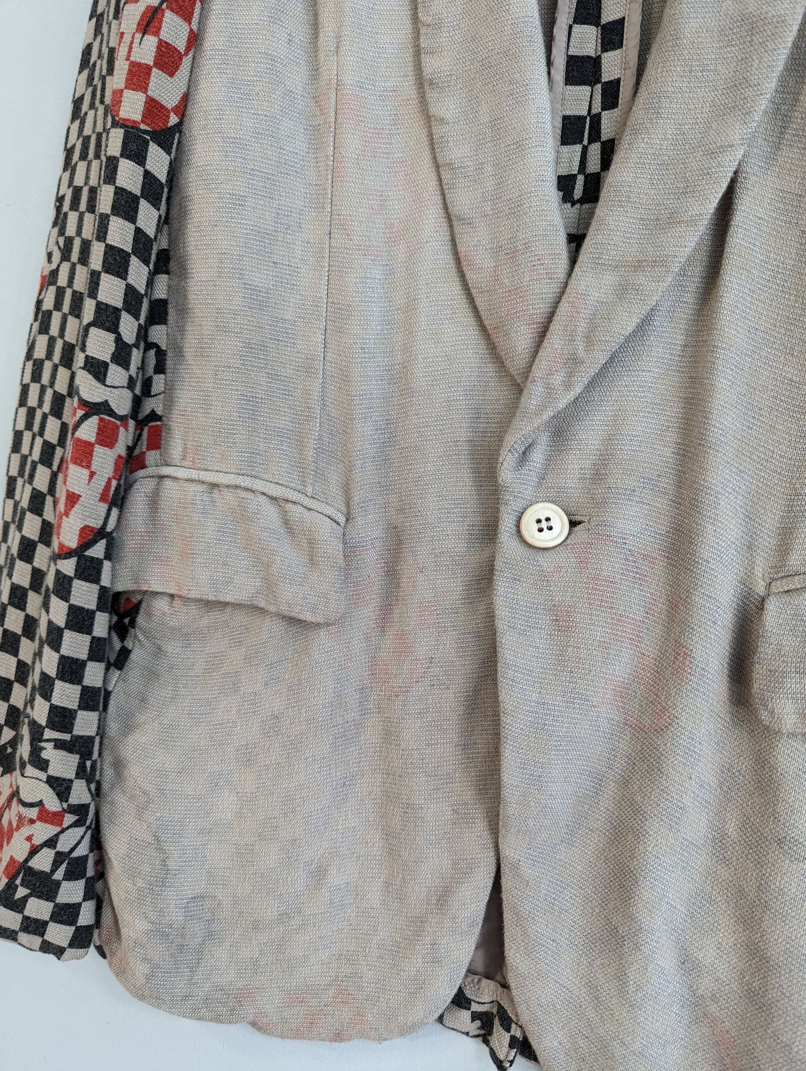 Comme des Garcons Homme AD2005 Comme Des Garcons X Rolling Stones Blazer Jacket Size US S / EU 44-46 / 1 - 5 Thumbnail