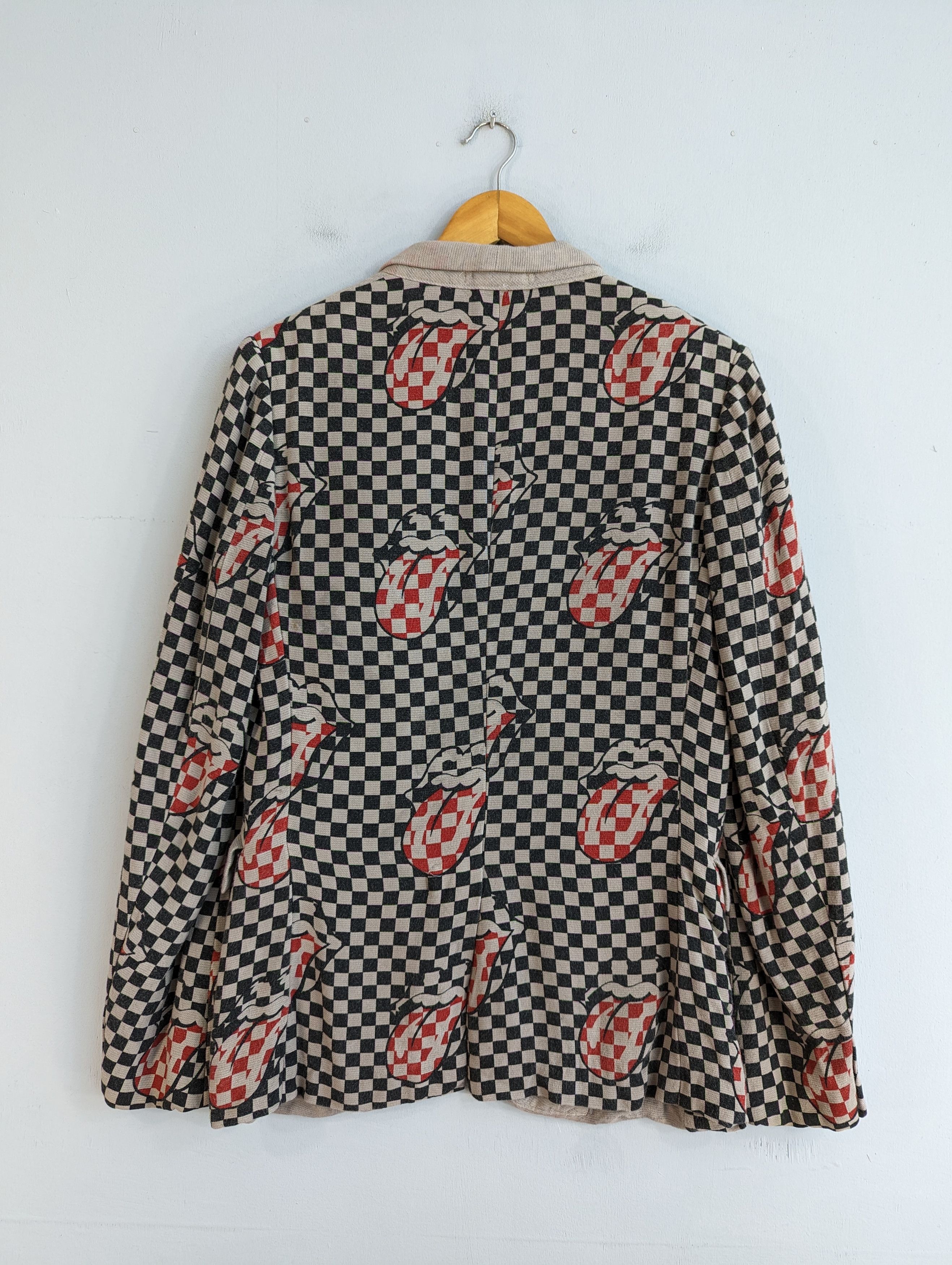 Comme des Garcons Homme AD2005 Comme Des Garcons X Rolling Stones Blazer Jacket Size US S / EU 44-46 / 1 - 15 Thumbnail
