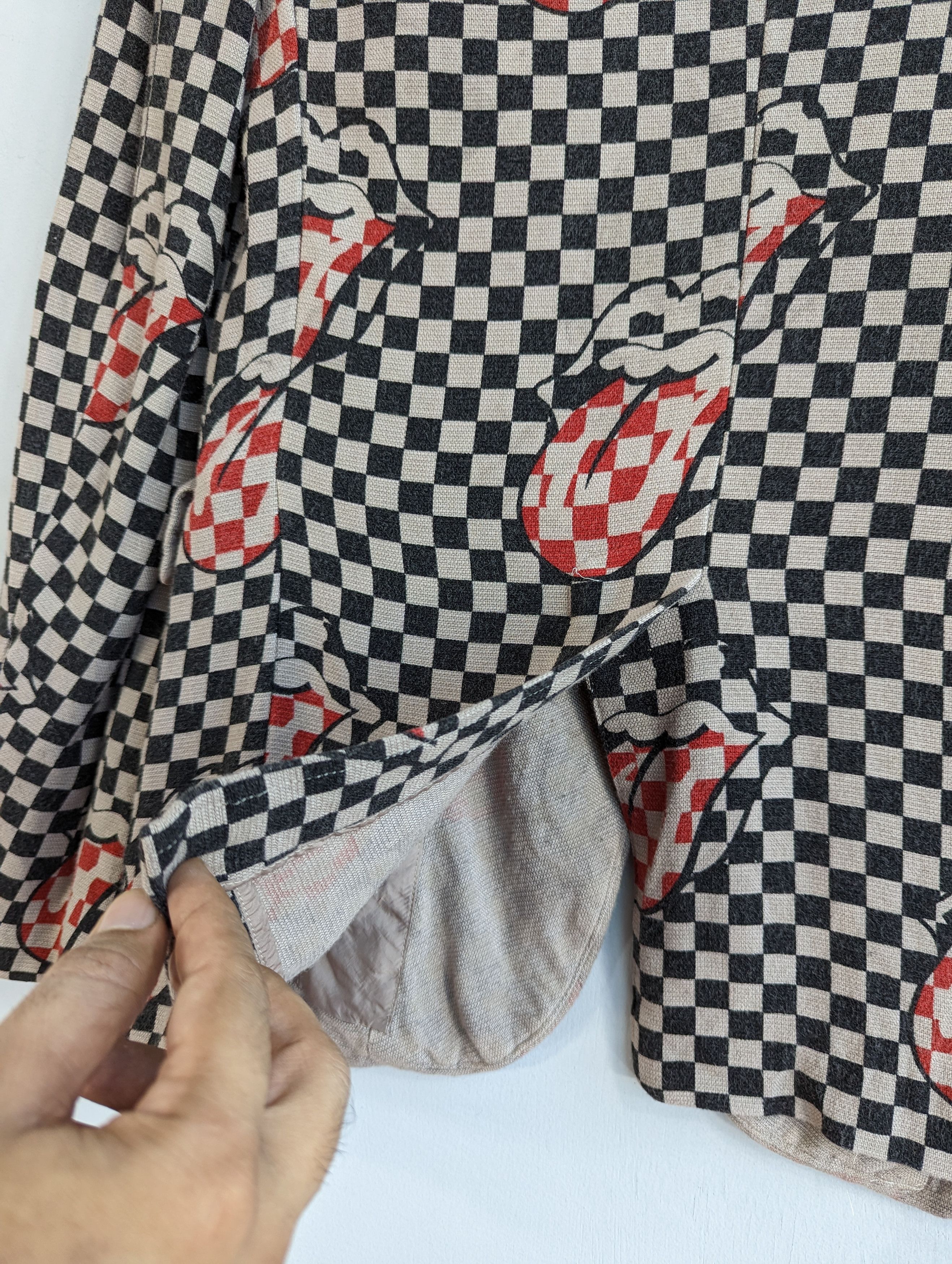 Comme des Garcons Homme AD2005 Comme Des Garcons X Rolling Stones Blazer Jacket Size US S / EU 44-46 / 1 - 17 Thumbnail