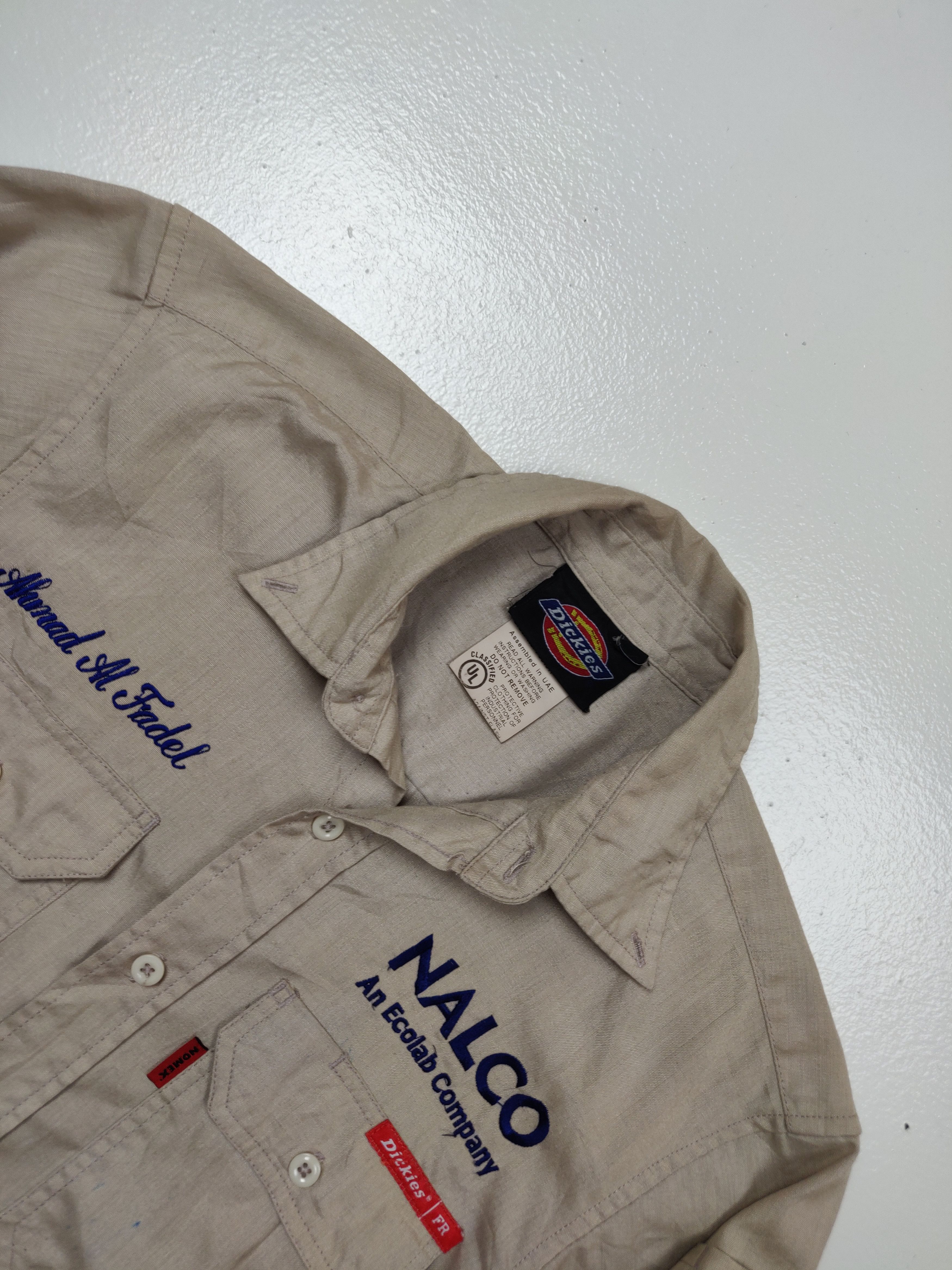 Dickies Dickies x Nalco Ecolab Company Staff Workers Button Ups Size US M / EU 48-50 / 2 - 3 Thumbnail