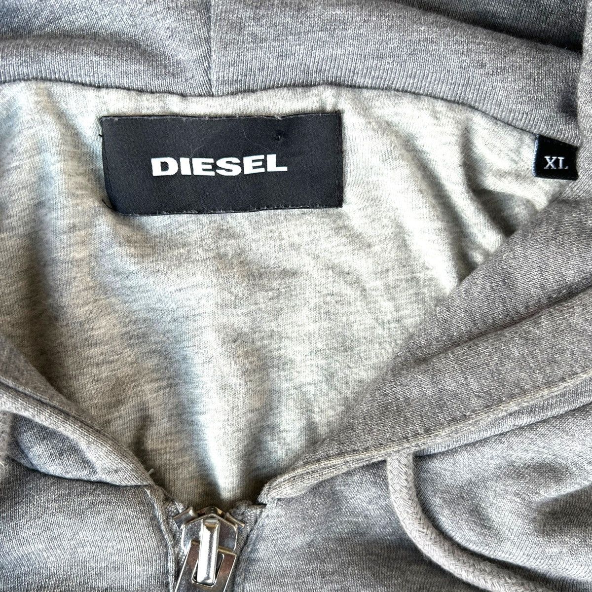 Diesel RARE DIESEL DISTRESSED DENIM SLEEVES HOODIE Size US XL / EU 56 / 4 - 20 Thumbnail