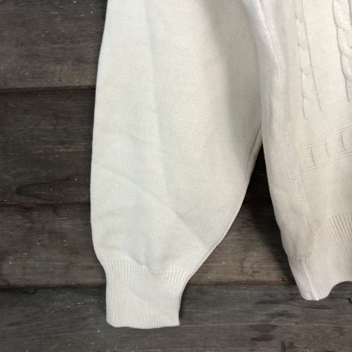 Burberry DL Burberry's vintage Cream Knitwear sweatshirt #5516 Size US M / EU 48-50 / 2 - 6 Thumbnail