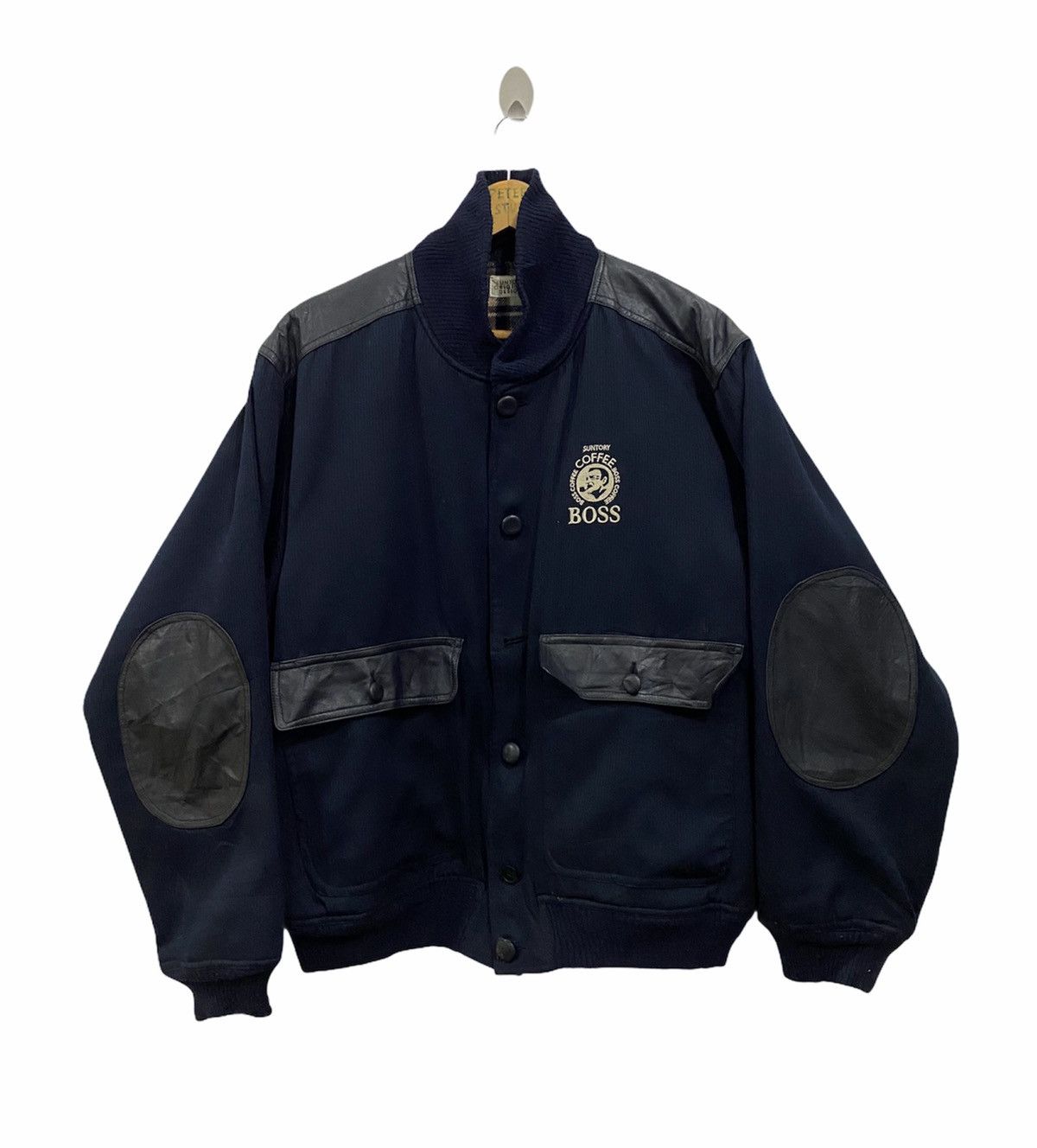 Japanese Brand × Vintage Vintage Suntory Coffee “BOSS COFFEE” Bomber Jacket Design Size US M / EU 48-50 / 2 - 1 Thumbnail