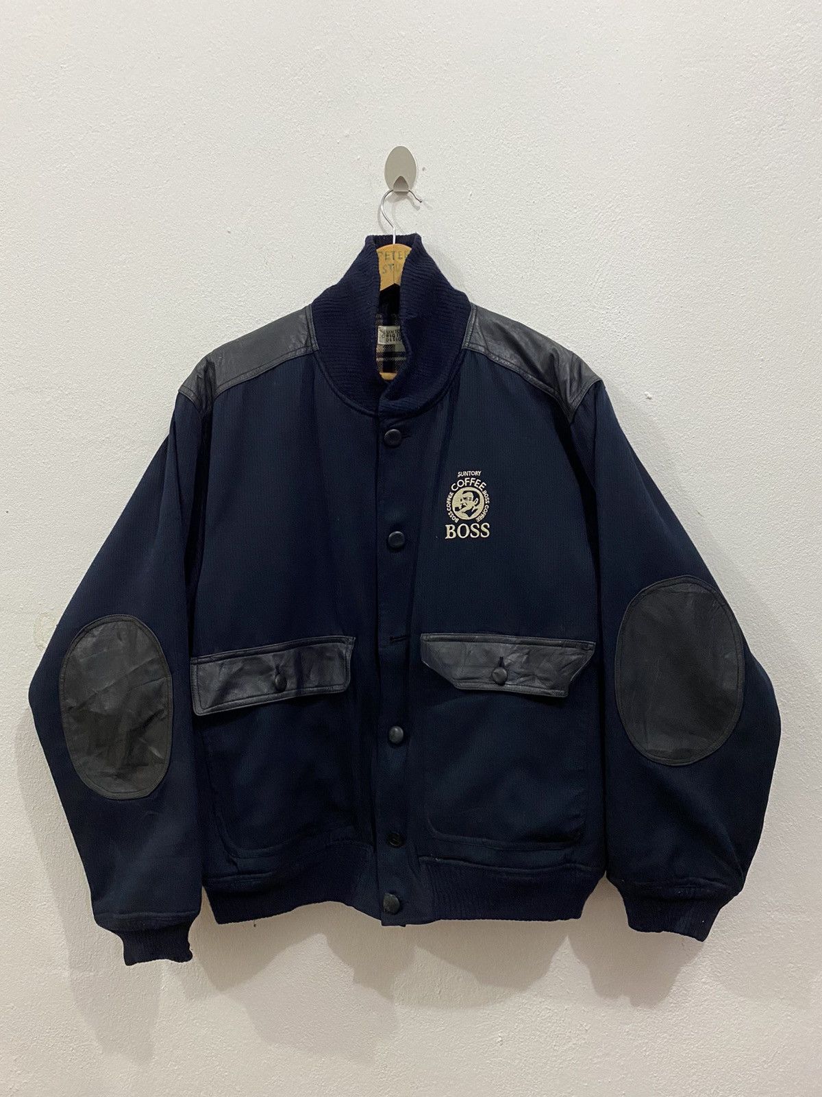 Japanese Brand × Vintage Vintage Suntory Coffee “BOSS COFFEE” Bomber Jacket Design Size US M / EU 48-50 / 2 - 2 Thumbnail