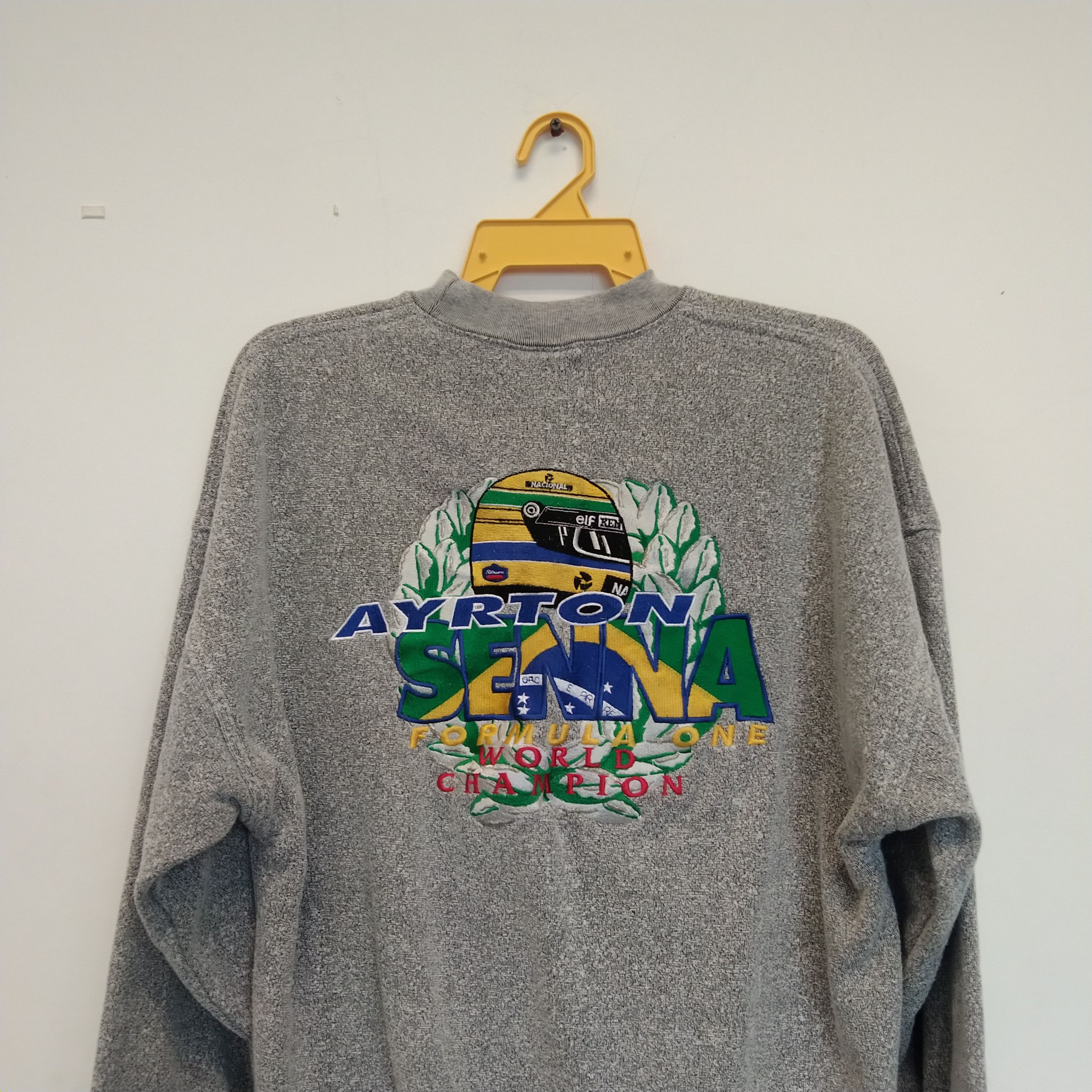 Formula 1 × Vintage vintage Ayrton Senna formula one world champion Size US L / EU 52-54 / 3 - 2 Thumbnail
