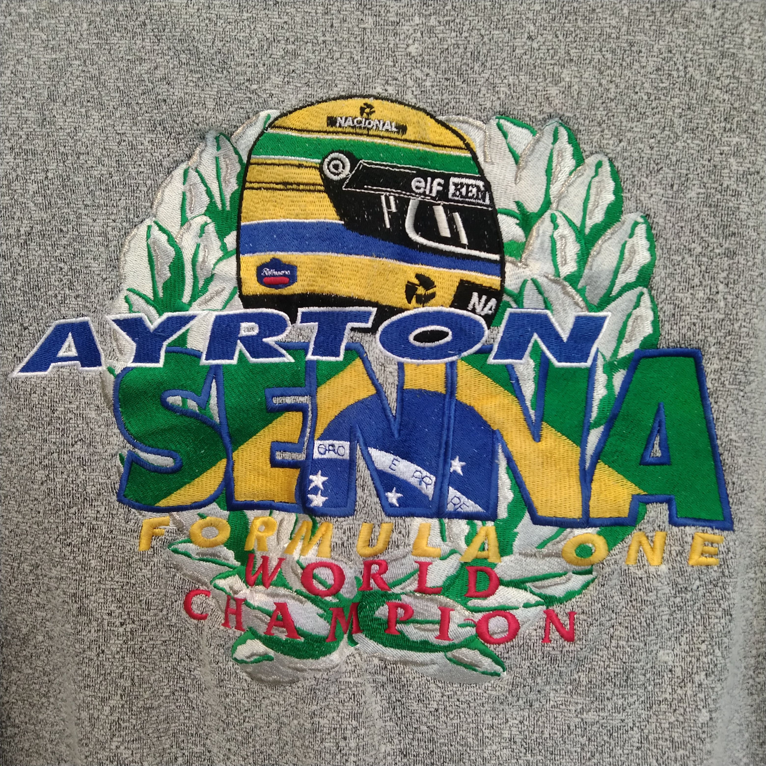 Formula 1 × Vintage vintage Ayrton Senna formula one world champion Size US L / EU 52-54 / 3 - 9 Thumbnail