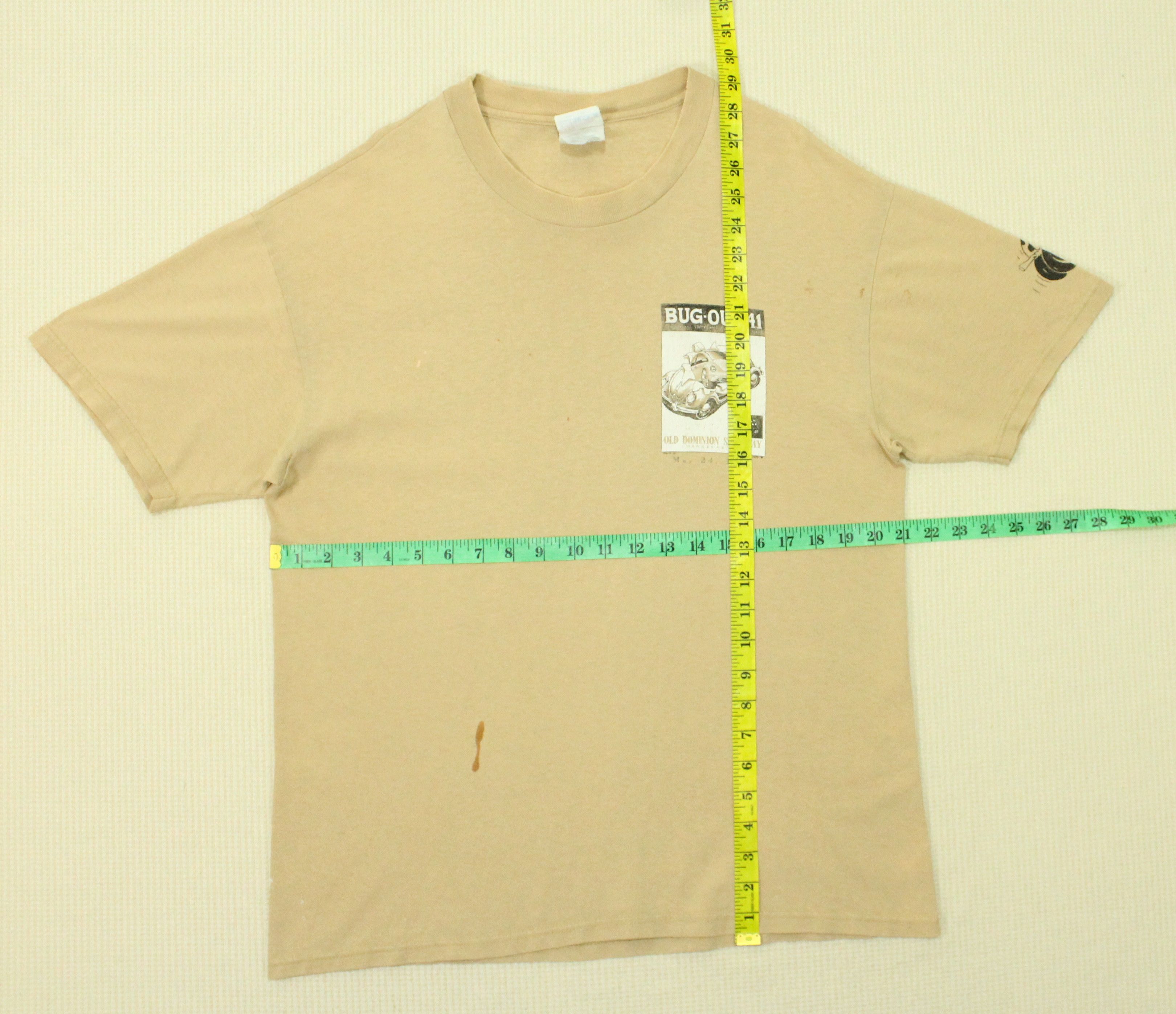 Hanes Distressed Thrashed Faded Vintage 90s VOLKSWAGON T Shirt Size US L / EU 52-54 / 3 - 23 Thumbnail
