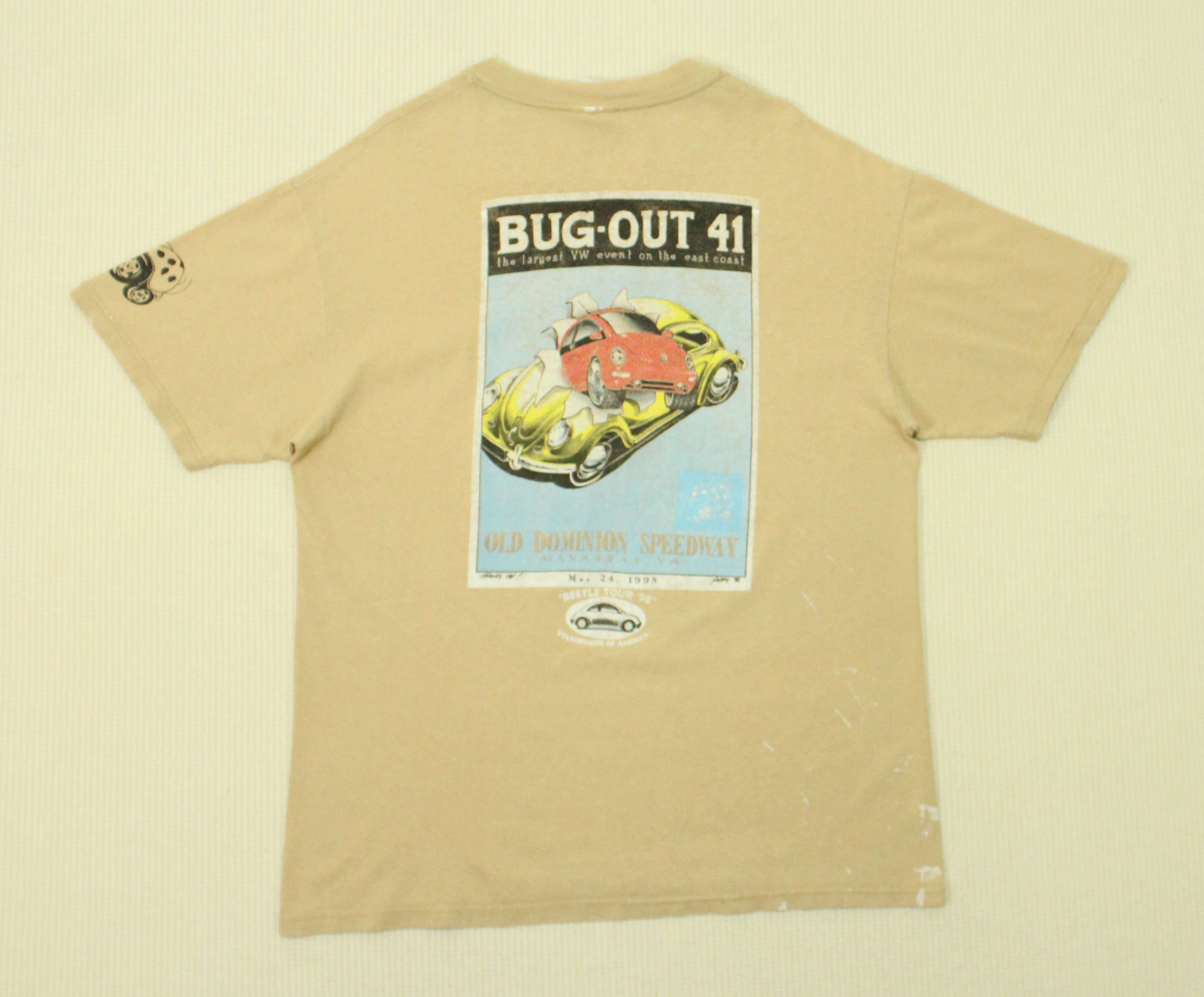 Hanes Distressed Thrashed Faded Vintage 90s VOLKSWAGON T Shirt Size US L / EU 52-54 / 3 - 6 Thumbnail