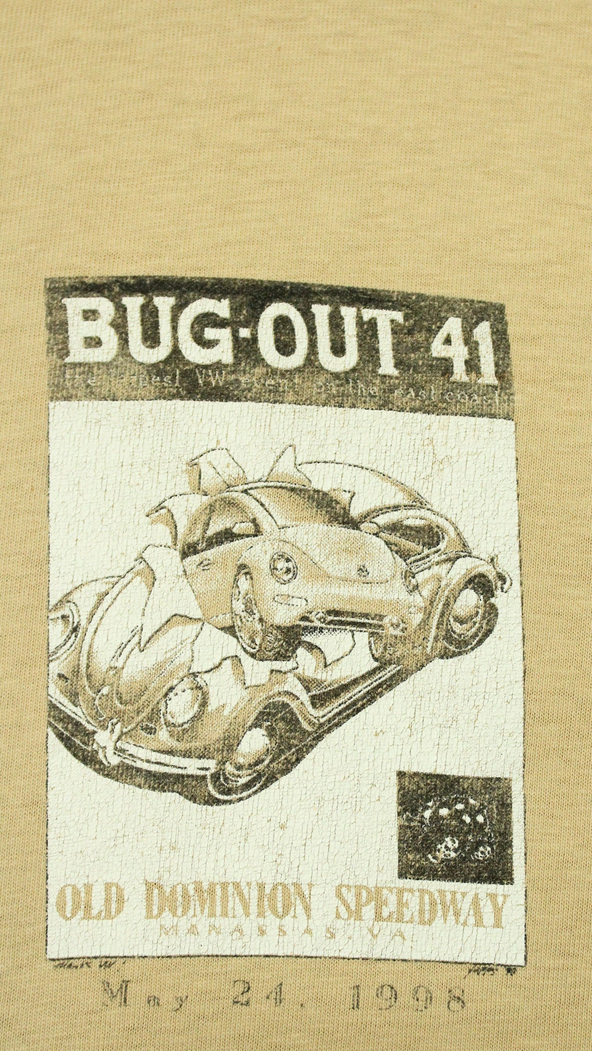 Hanes Distressed Thrashed Faded Vintage 90s VOLKSWAGON T Shirt Size US L / EU 52-54 / 3 - 7 Thumbnail