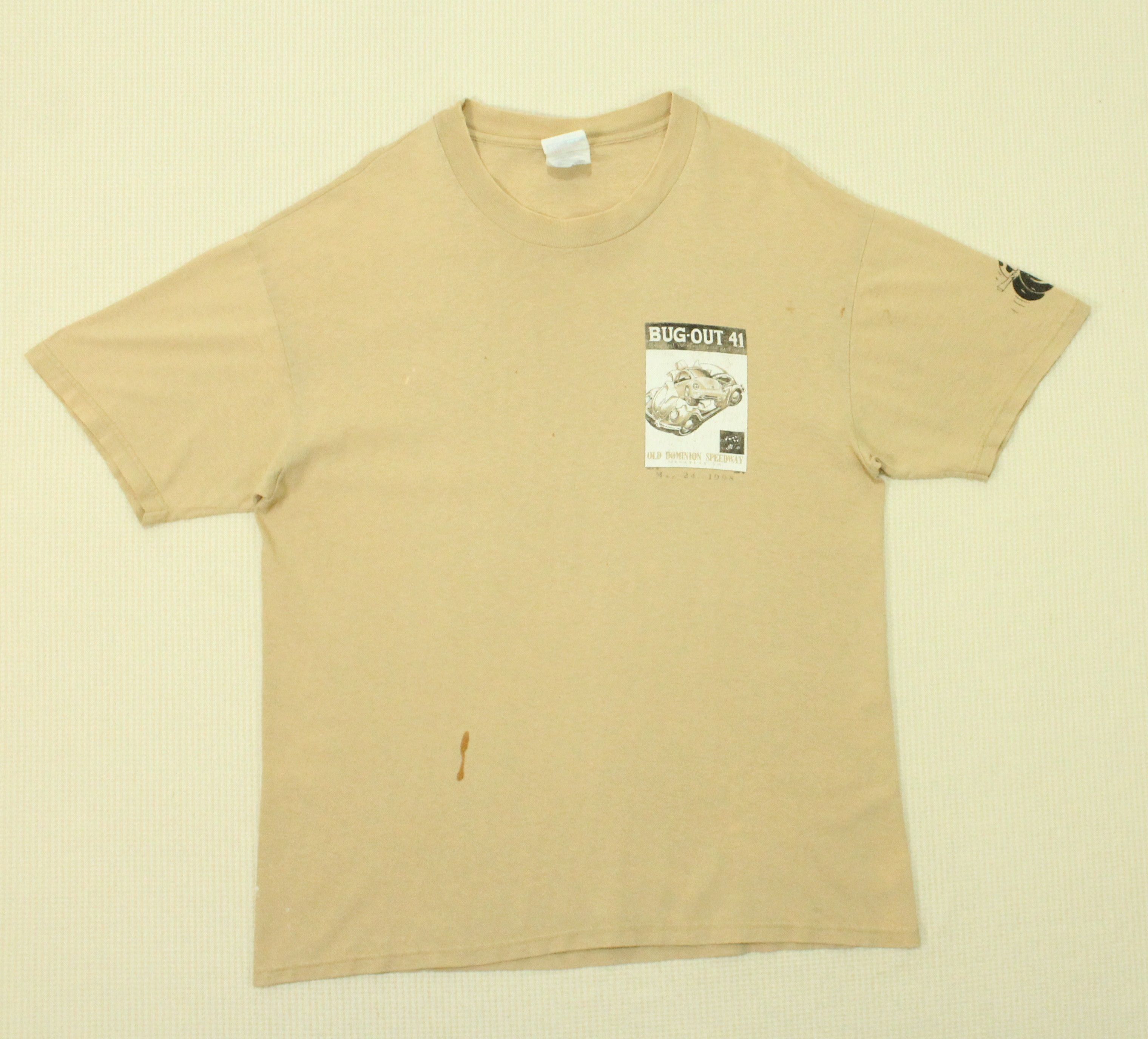 Hanes Distressed Thrashed Faded Vintage 90s VOLKSWAGON T Shirt Size US L / EU 52-54 / 3 - 4 Thumbnail