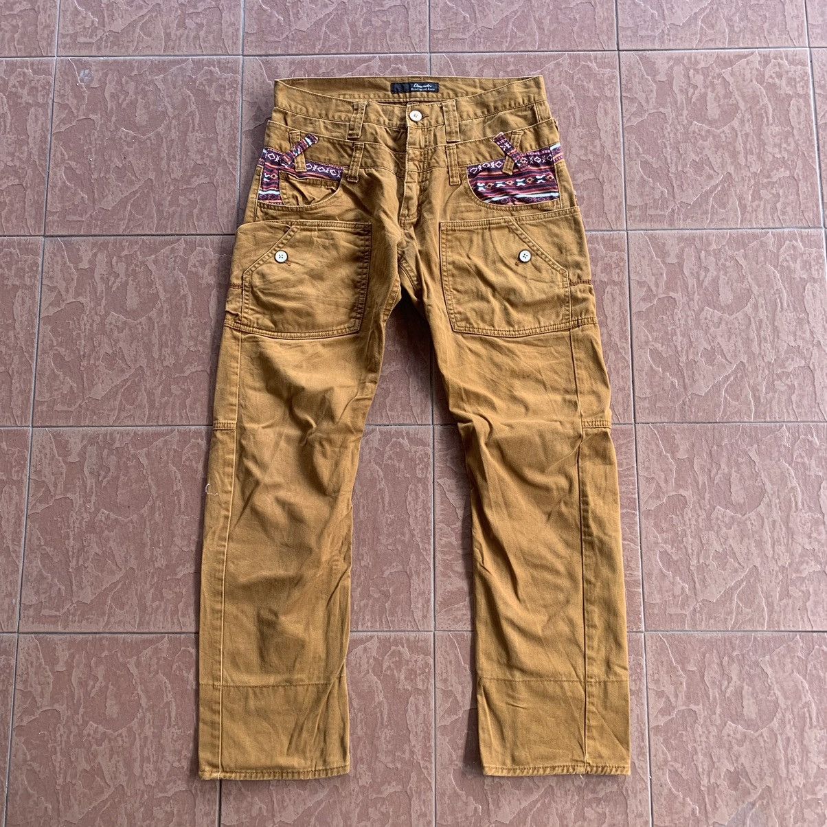 If Six Was Nine × Japanese Brand VINTAGE DOMINATE HANDCRAFT TROUSERS DOUBLE WAIST BIG POCKET Size US 32 / EU 48 - 1 Thumbnail