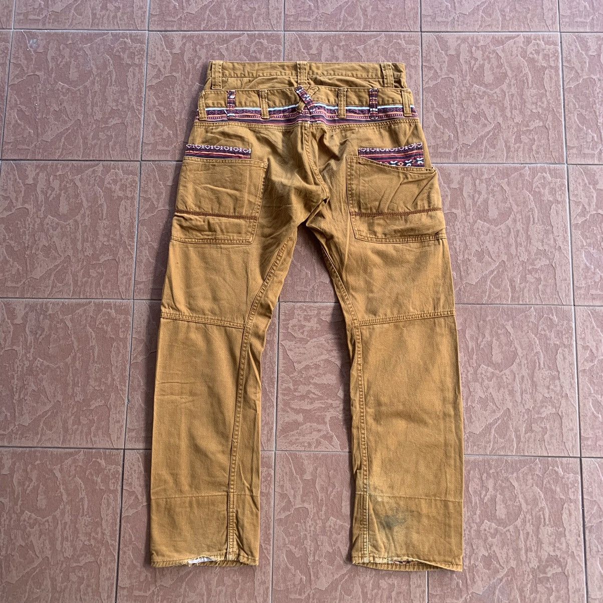 If Six Was Nine × Japanese Brand VINTAGE DOMINATE HANDCRAFT TROUSERS DOUBLE WAIST BIG POCKET Size US 32 / EU 48 - 12 Thumbnail