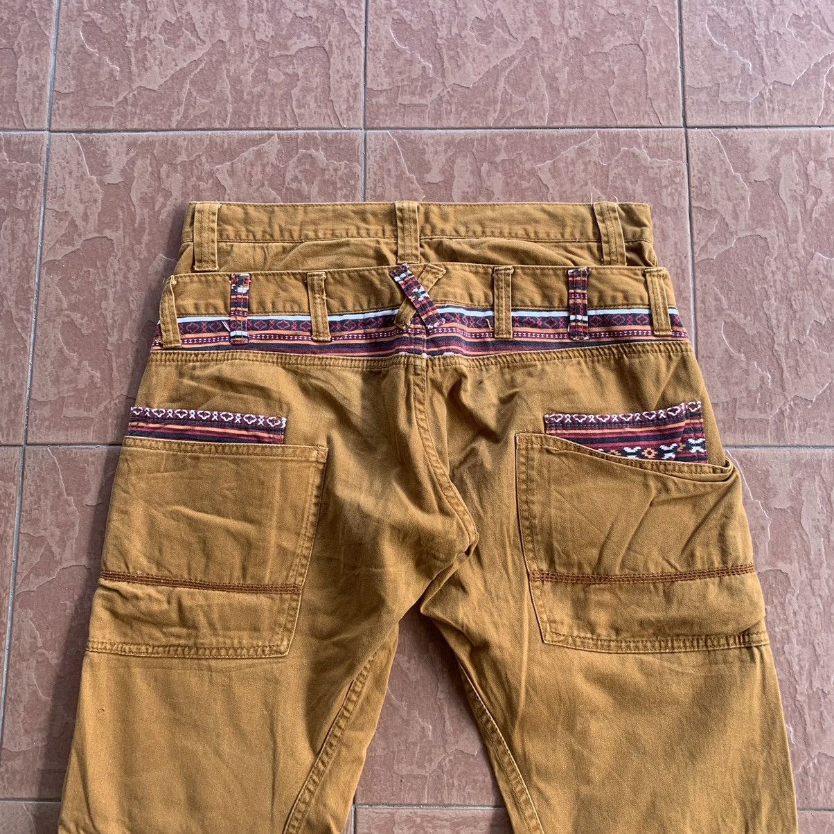 If Six Was Nine × Japanese Brand VINTAGE DOMINATE HANDCRAFT TROUSERS DOUBLE WAIST BIG POCKET Size US 32 / EU 48 - 13 Thumbnail