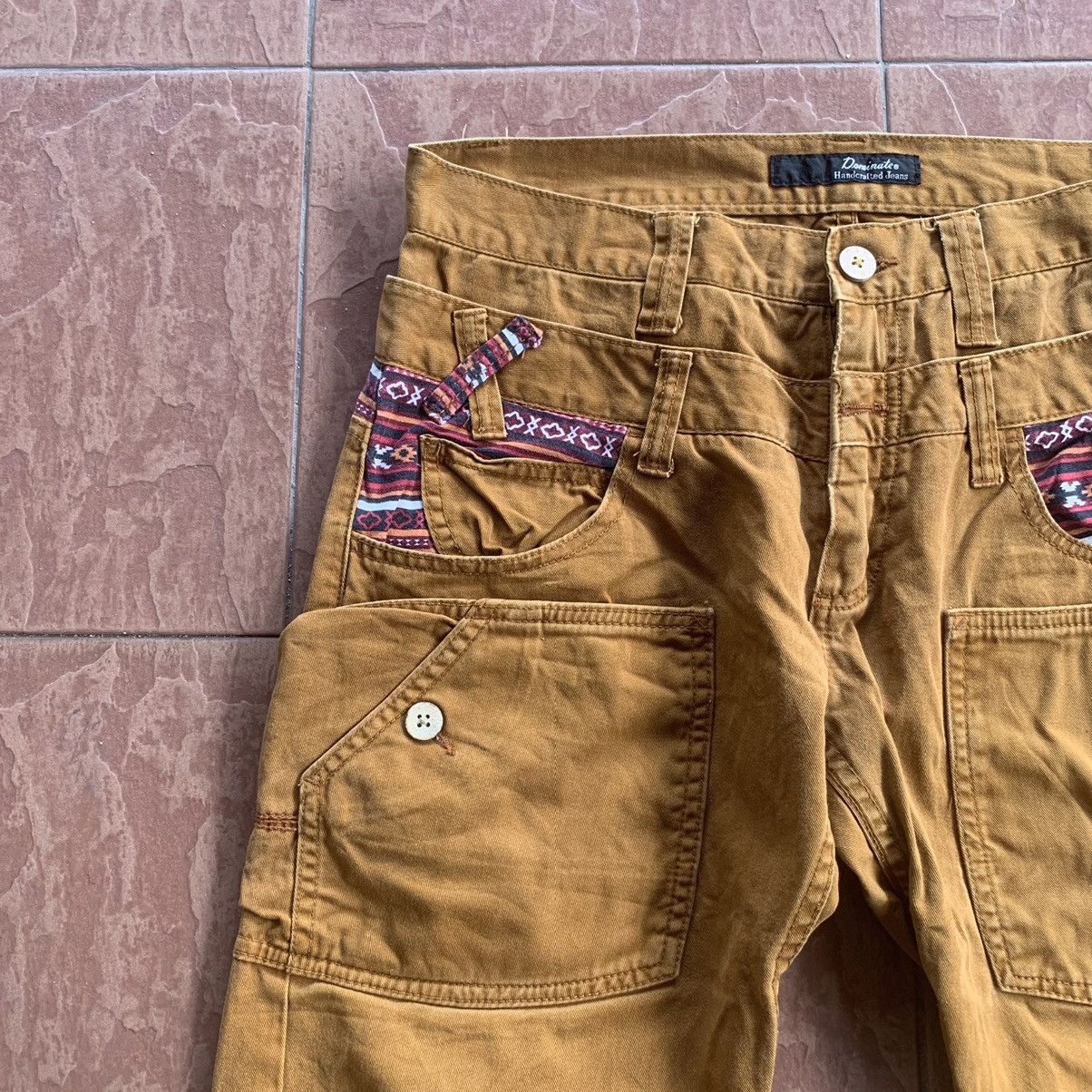 If Six Was Nine × Japanese Brand VINTAGE DOMINATE HANDCRAFT TROUSERS DOUBLE WAIST BIG POCKET Size US 32 / EU 48 - 4 Thumbnail
