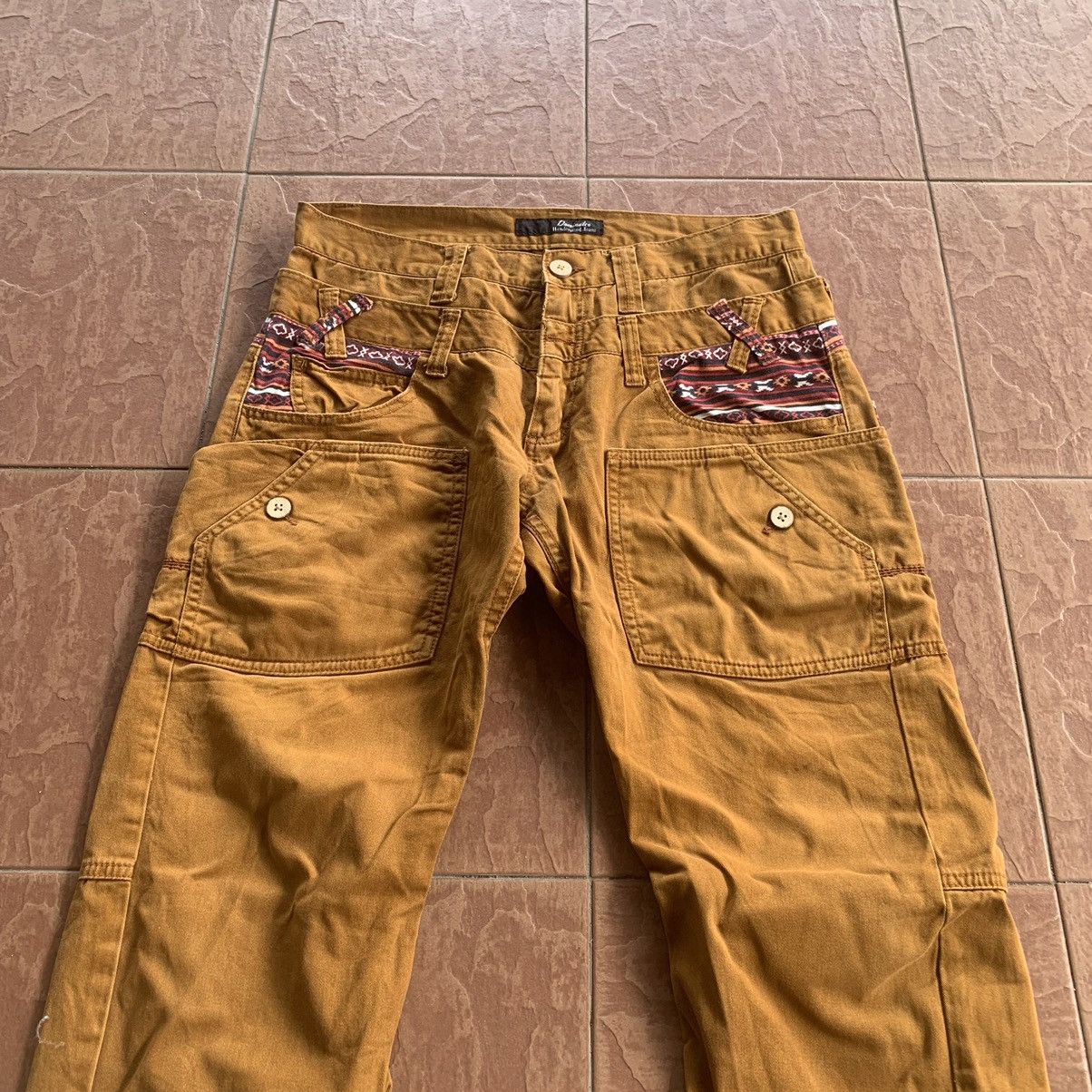 If Six Was Nine × Japanese Brand VINTAGE DOMINATE HANDCRAFT TROUSERS DOUBLE WAIST BIG POCKET Size US 32 / EU 48 - 2 Thumbnail