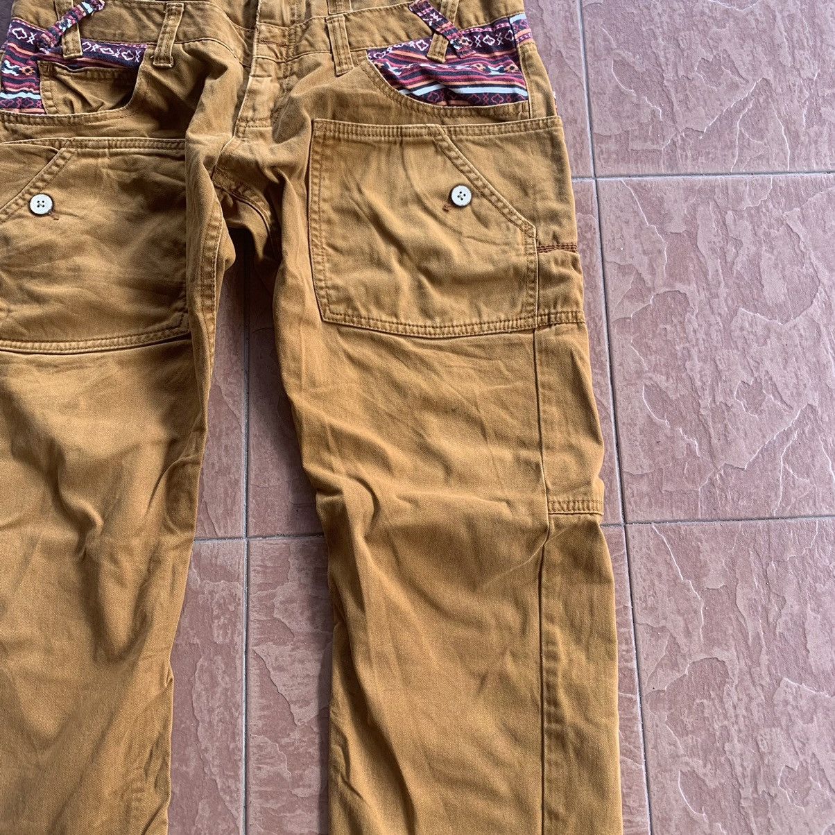 If Six Was Nine × Japanese Brand VINTAGE DOMINATE HANDCRAFT TROUSERS DOUBLE WAIST BIG POCKET Size US 32 / EU 48 - 10 Thumbnail