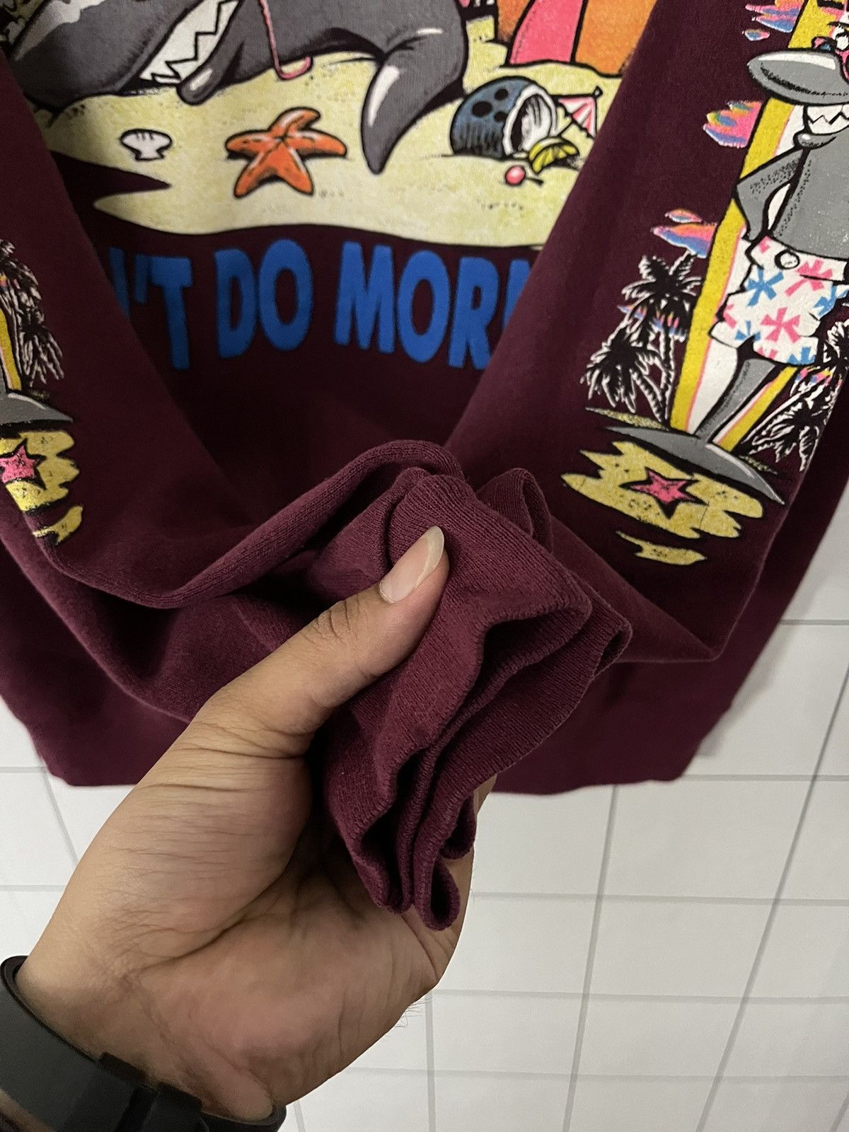 Ron Jon Surf Shop × Vintage Vintage Ron Jon Surf Surfing Beach Art Logo Sweatshirt Size US M / EU 48-50 / 2 - 8 Thumbnail