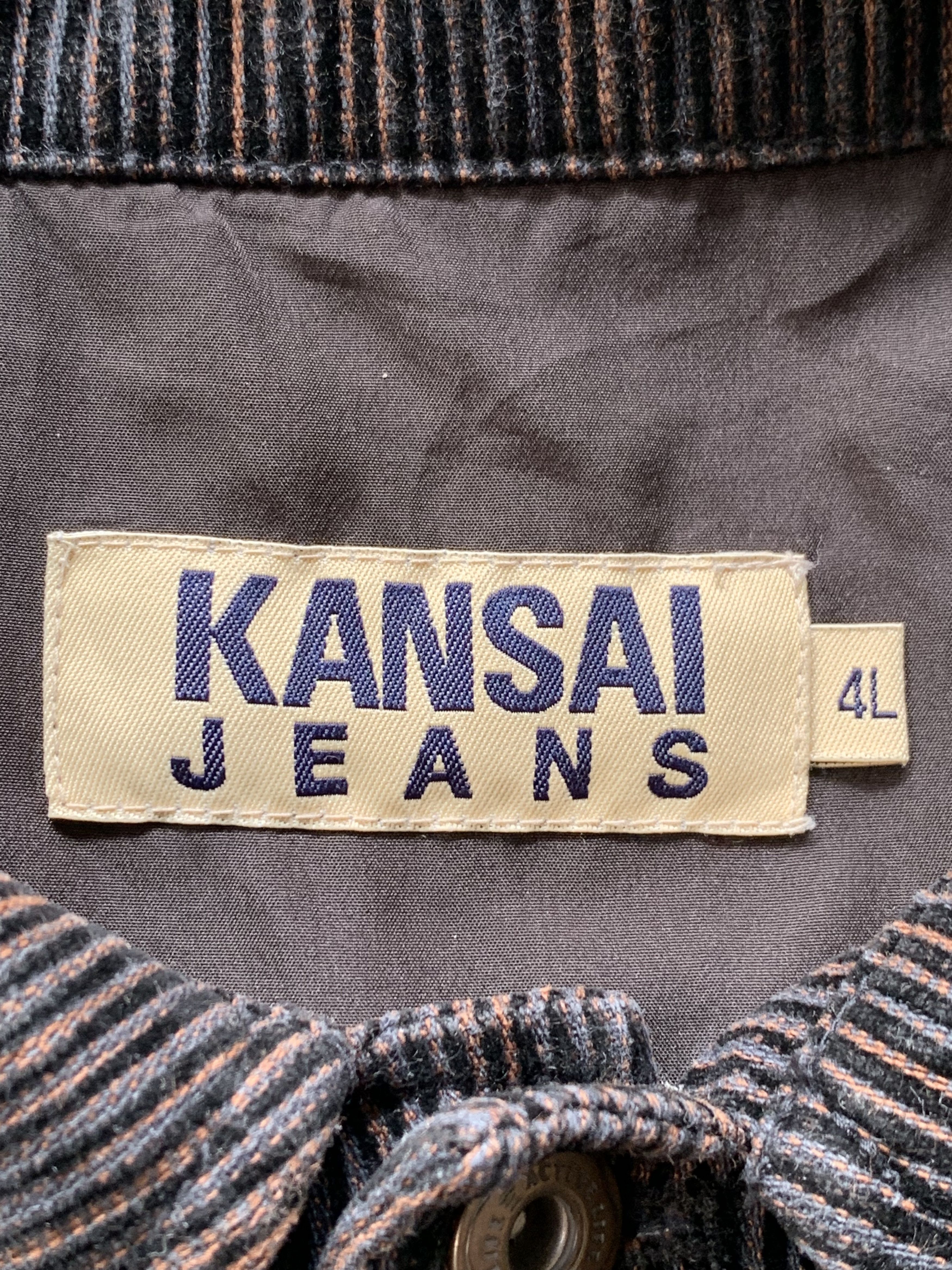 Kansai Yamamoto Vintage Kansai Jeans Corduroy Jacket Size US XXL / EU 58 / 5 - 7 Thumbnail