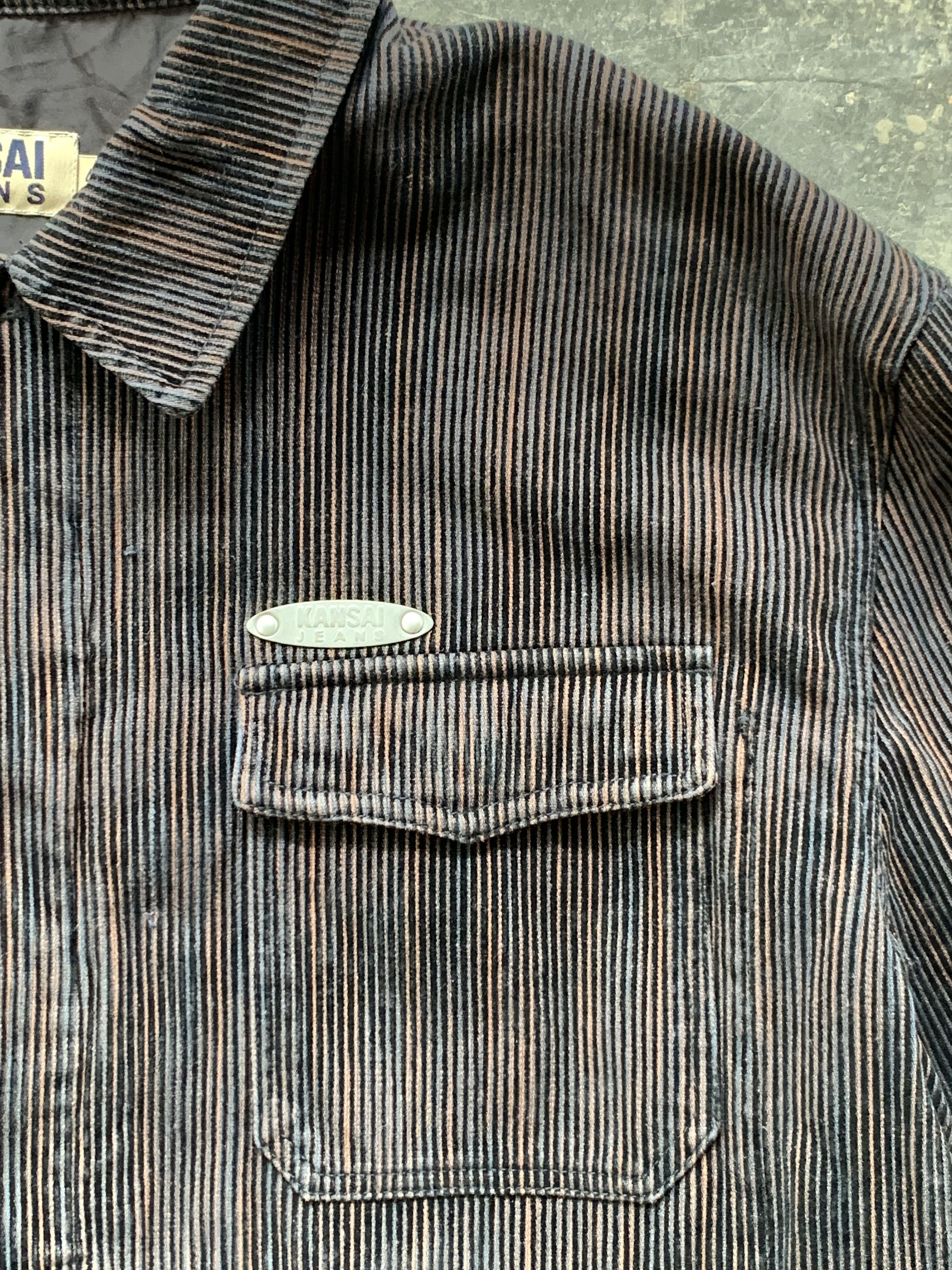 Kansai Yamamoto Vintage Kansai Jeans Corduroy Jacket Size US XXL / EU 58 / 5 - 3 Thumbnail