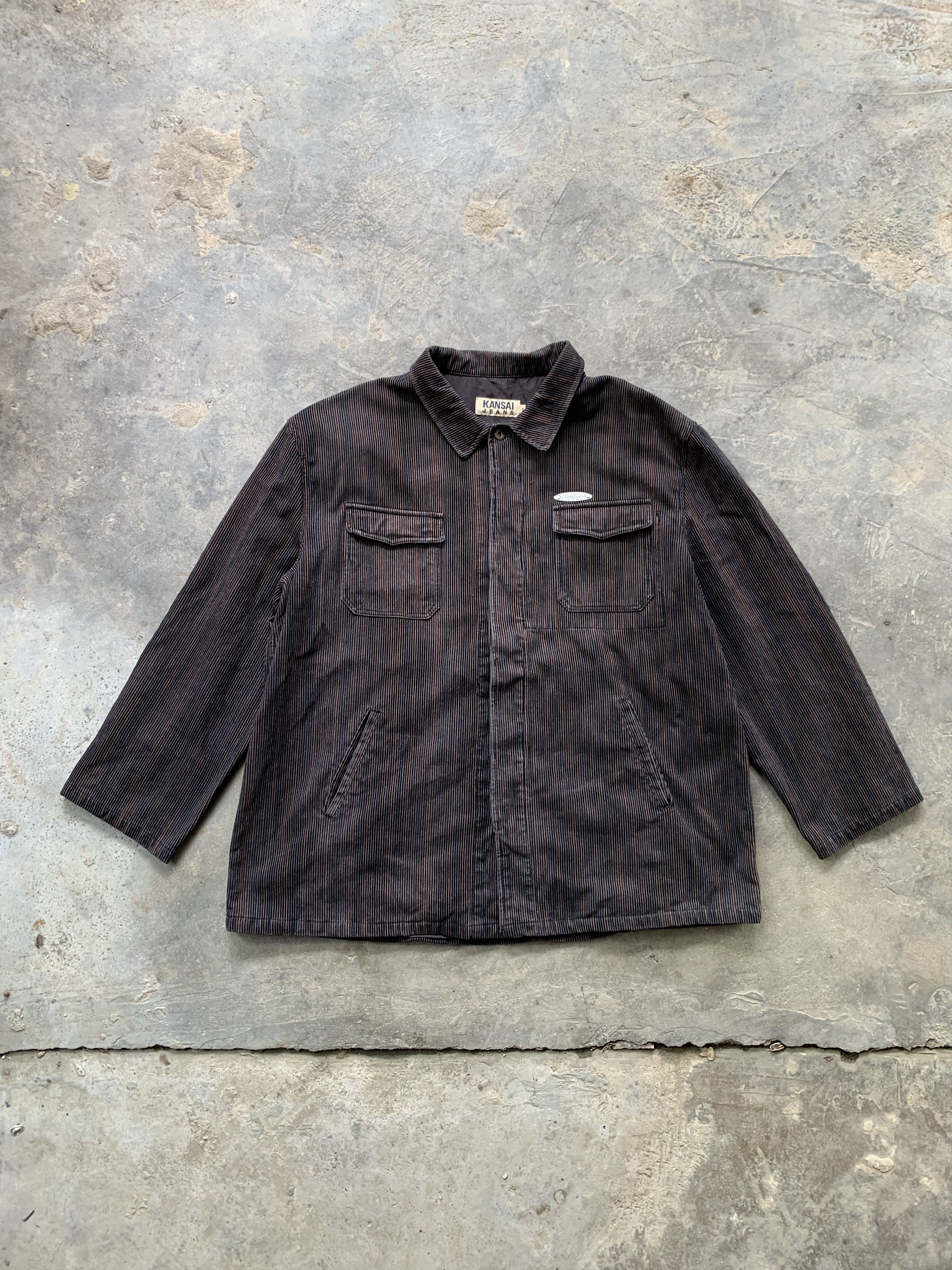 Kansai Yamamoto Vintage Kansai Jeans Corduroy Jacket Size US XXL / EU 58 / 5 - 1 Thumbnail