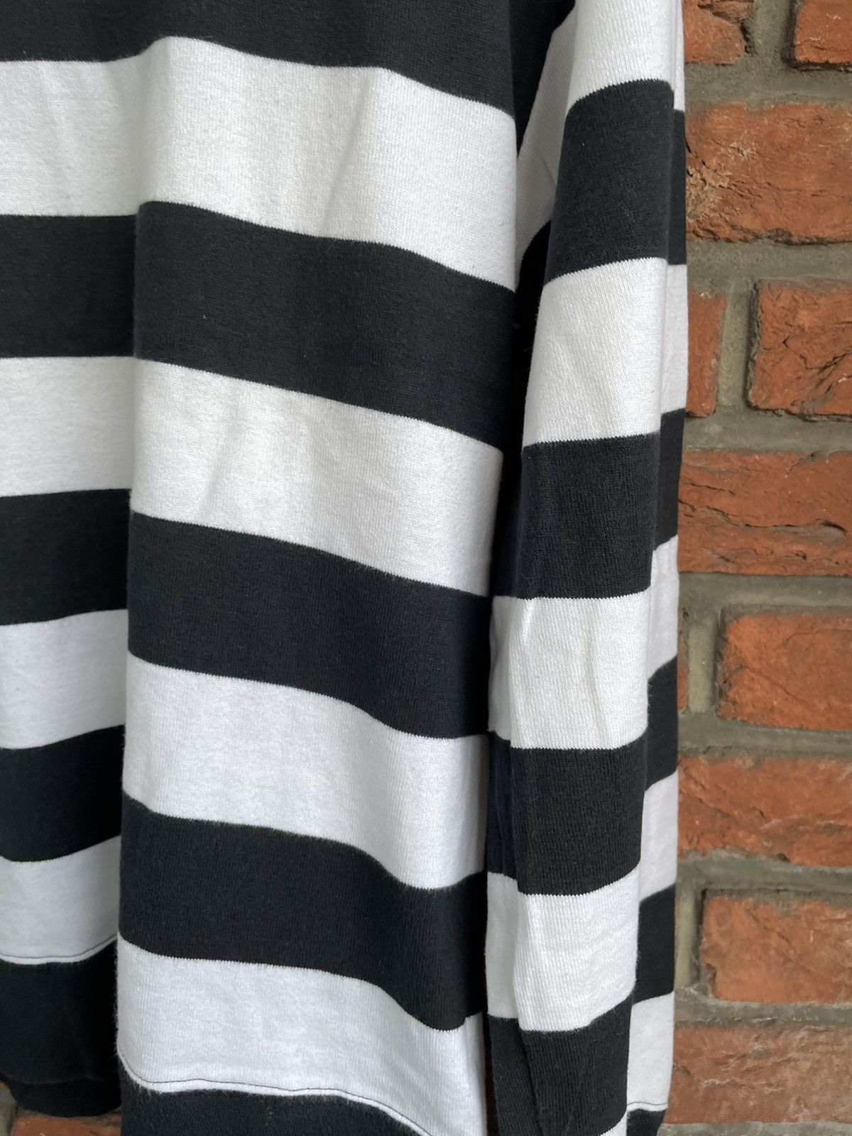 Visvim Black/White Striped Sweatshirt Size US M / EU 48-50 / 2 - 12 Thumbnail