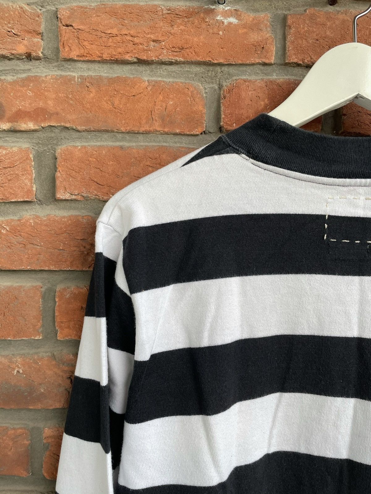 Visvim Black/White Striped Sweatshirt Size US M / EU 48-50 / 2 - 5 Thumbnail